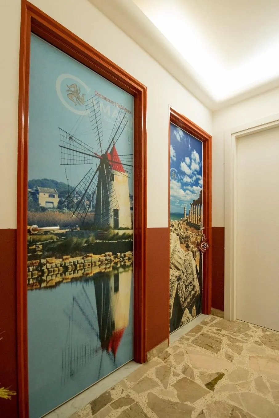 Decorative detail in Camagna Country House