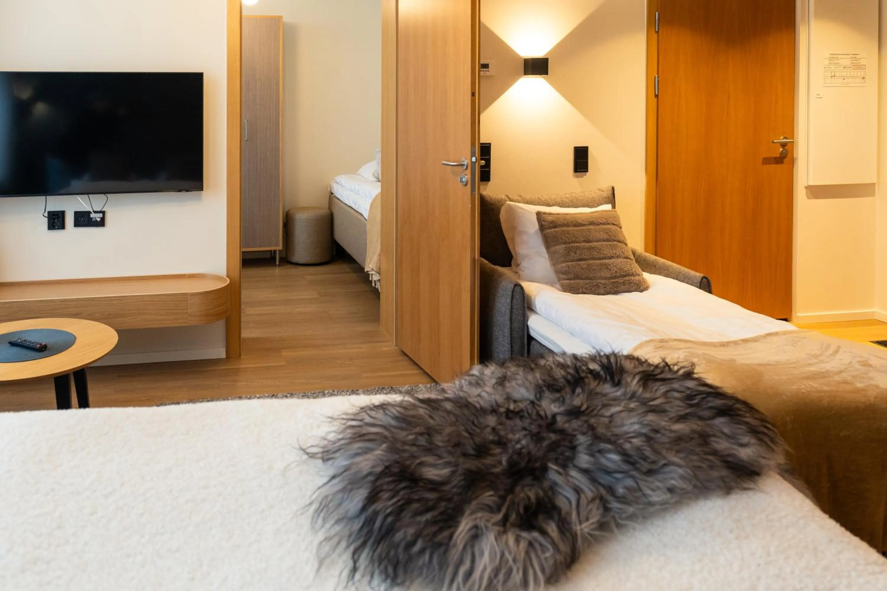 Bed in Postmaster Hotel