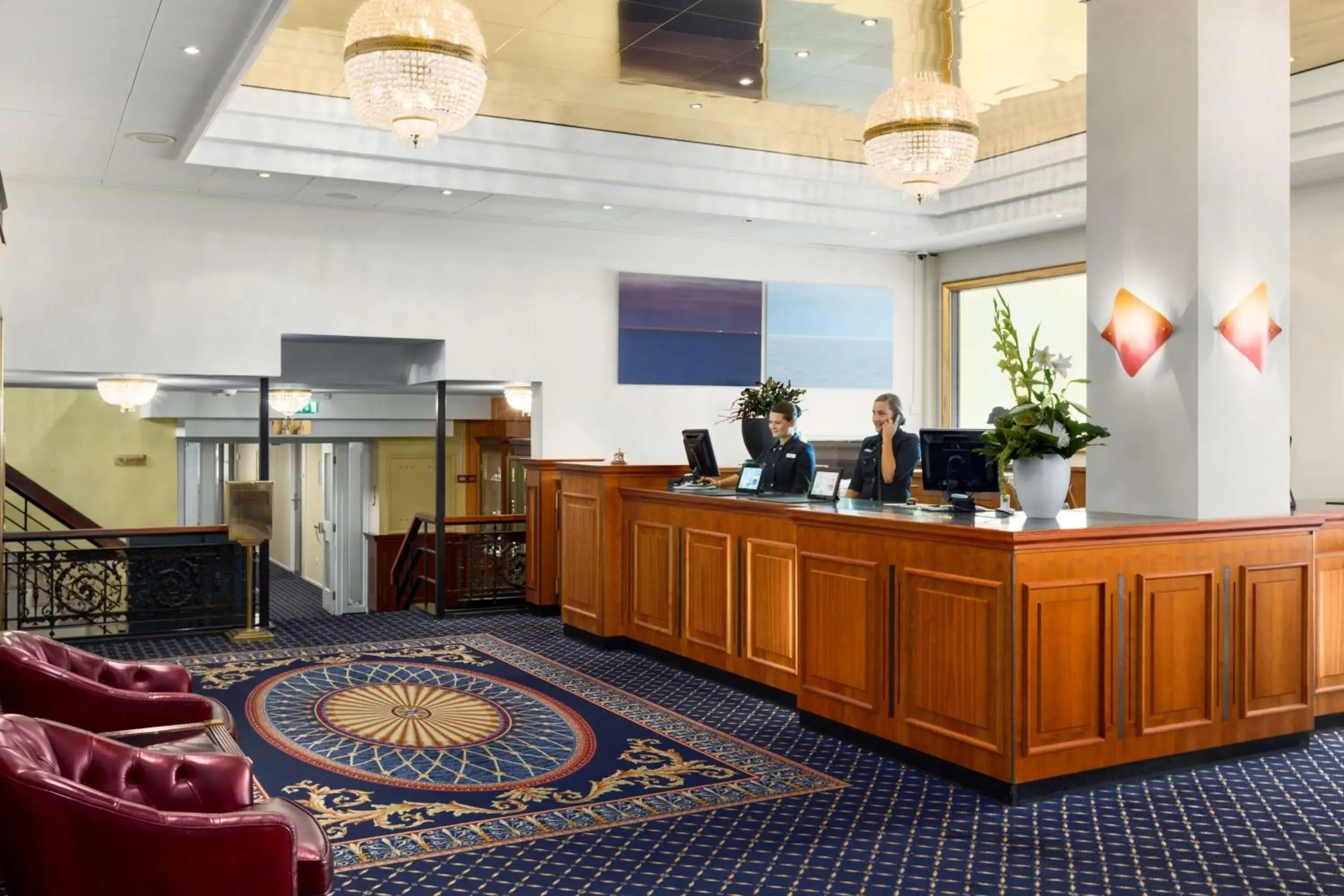 Lobby or reception, Lobby/Reception in NH Atlantic Den Haag Lobby or reception, Lobby/Reception in NH Atlantic Den Haag