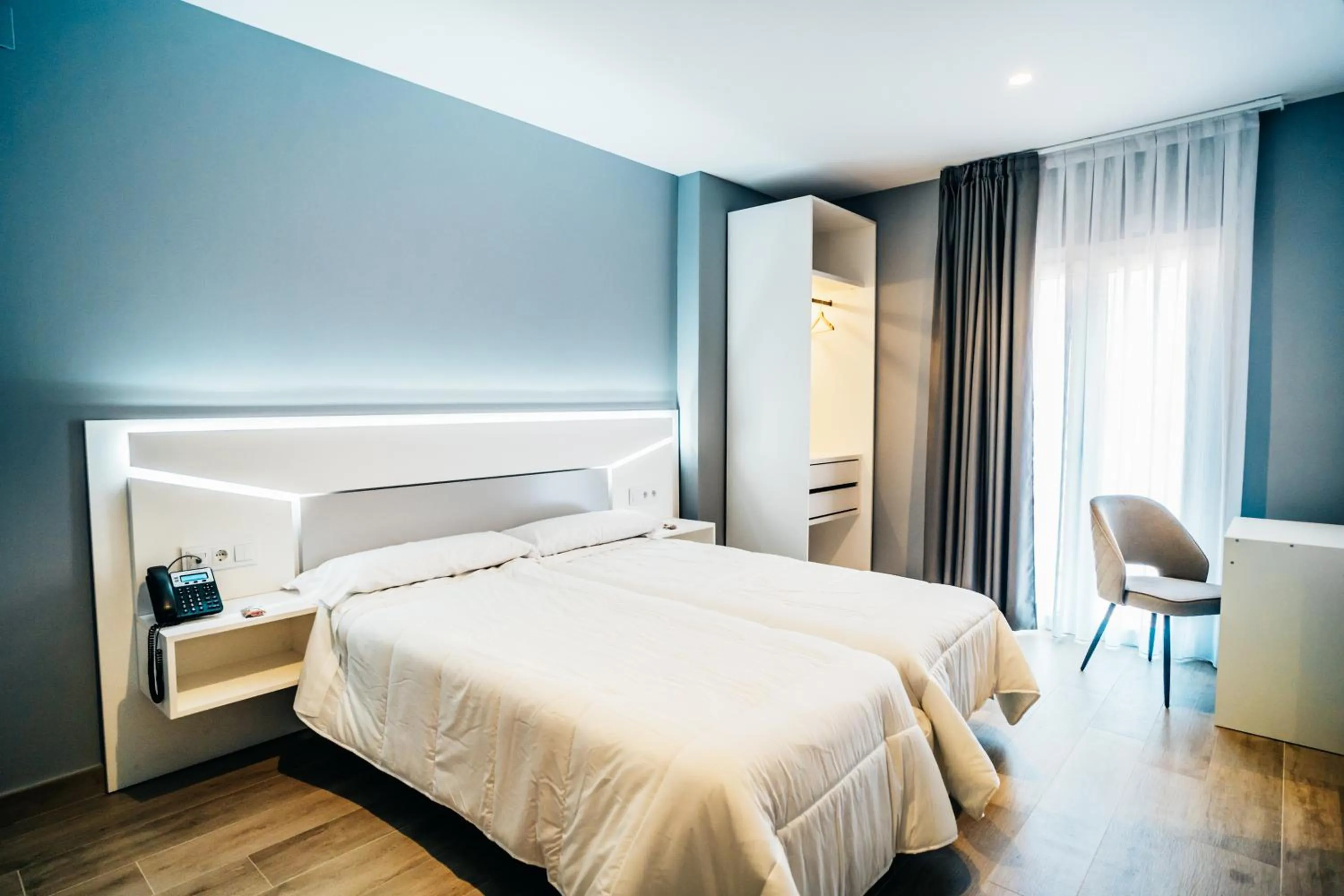 View (from property/room), Bed in Arevalos Hotel