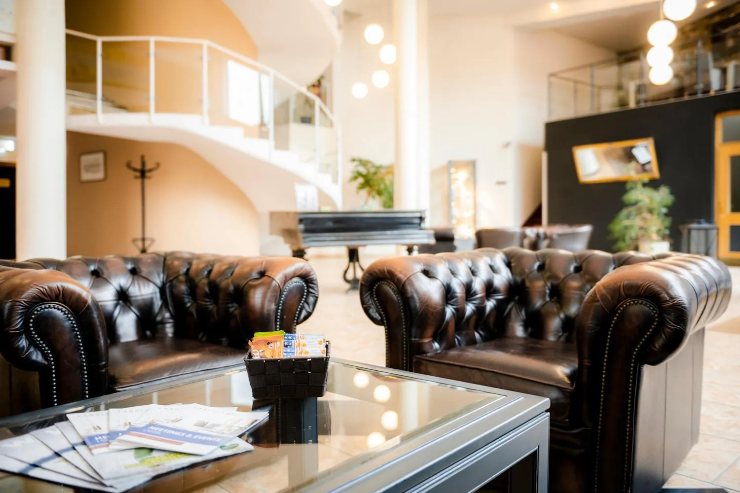 Lobby or reception in Hotel Landskron