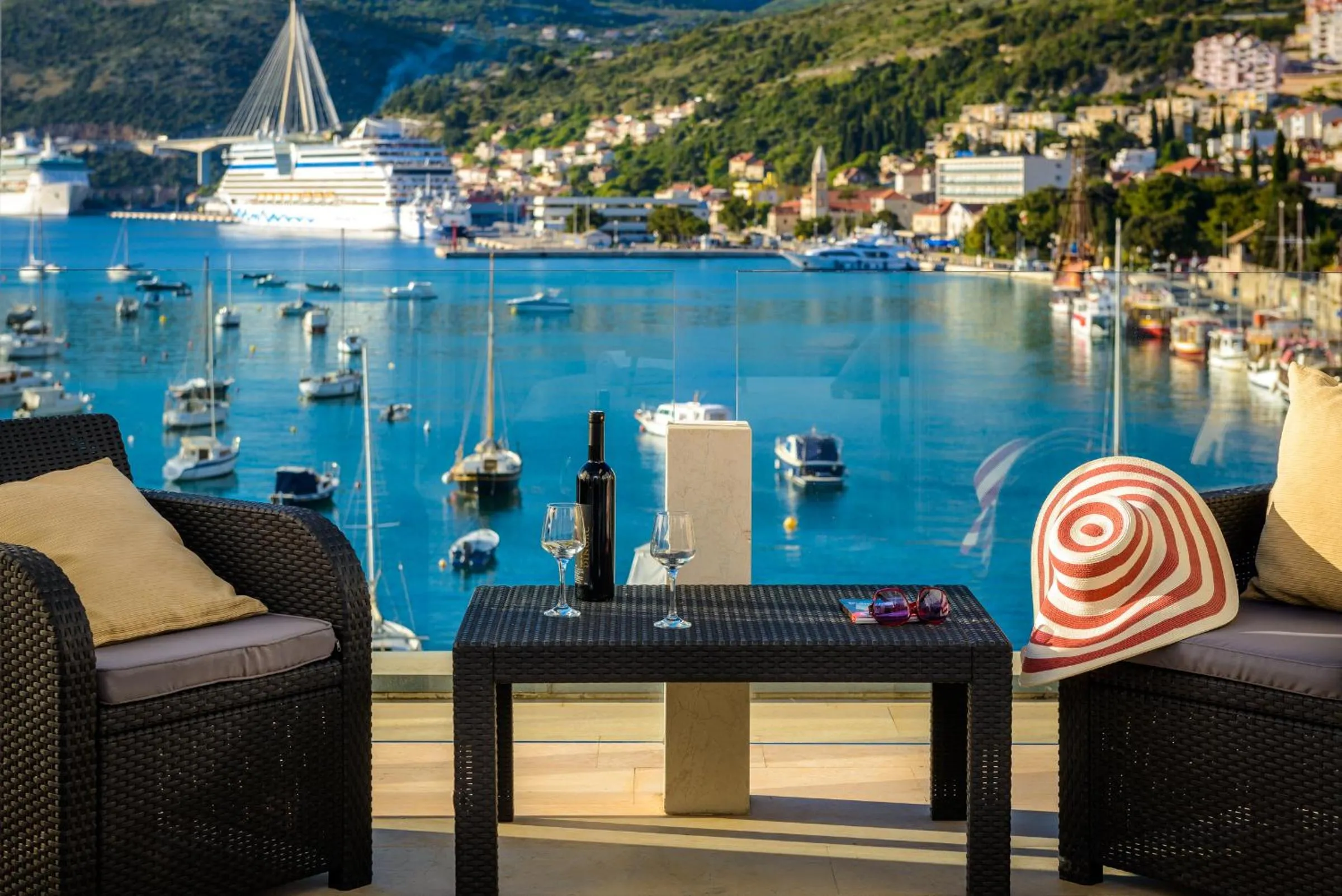 Patio in Adriatic Deluxe Apartments