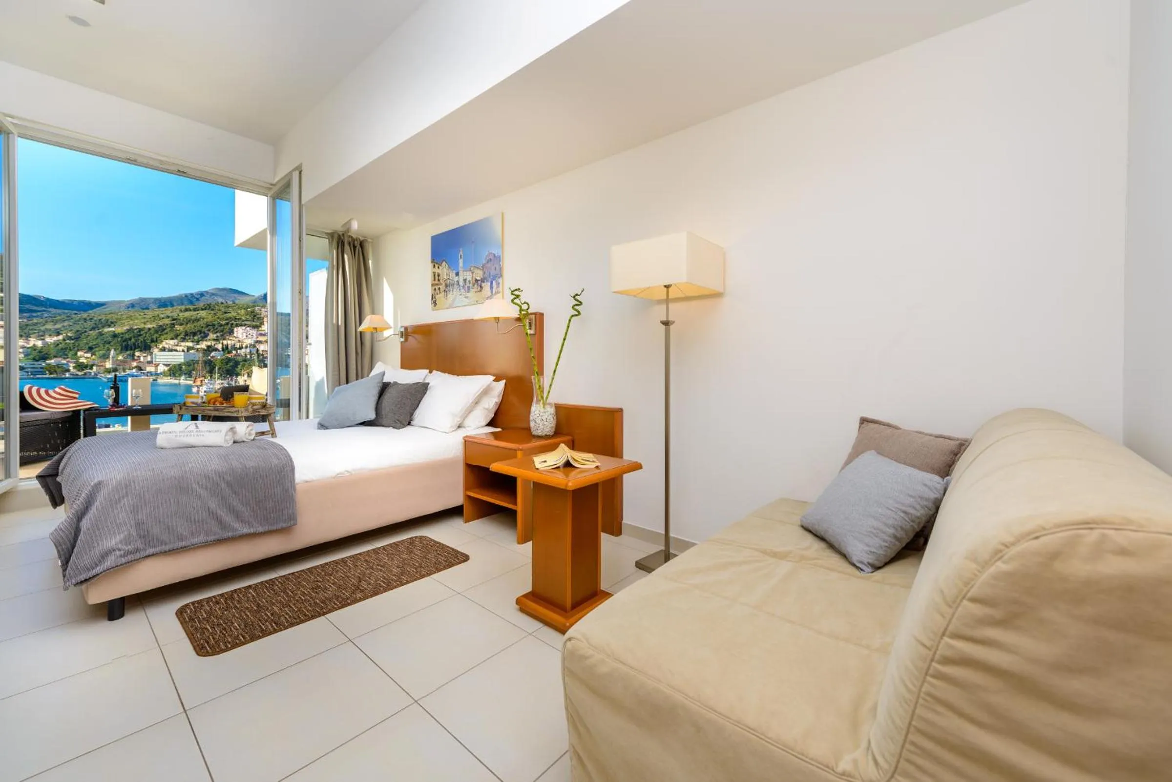 Day, Bed in Adriatic Deluxe Apartments