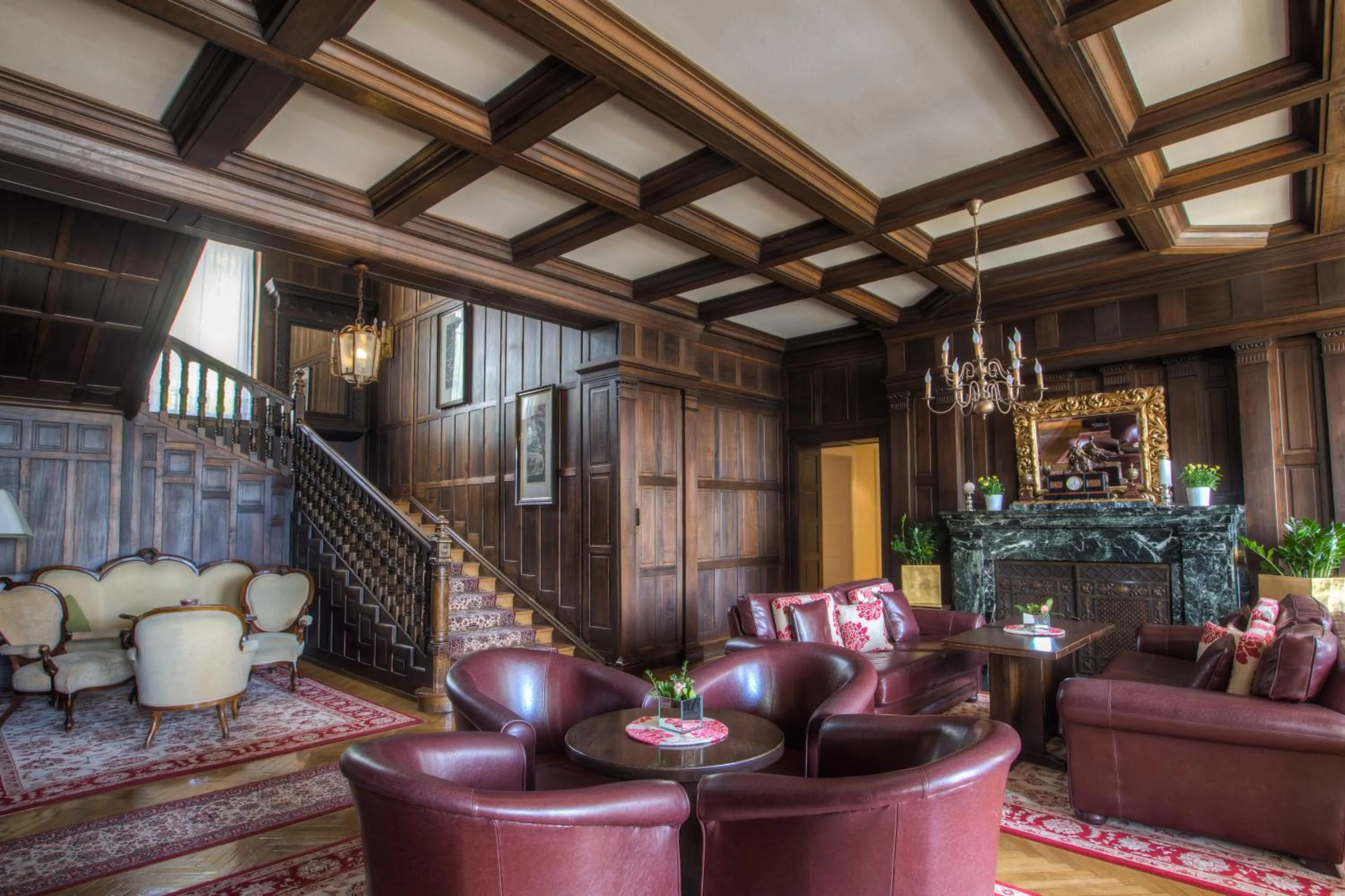 Communal lounge/ TV room in Seehotel Billroth