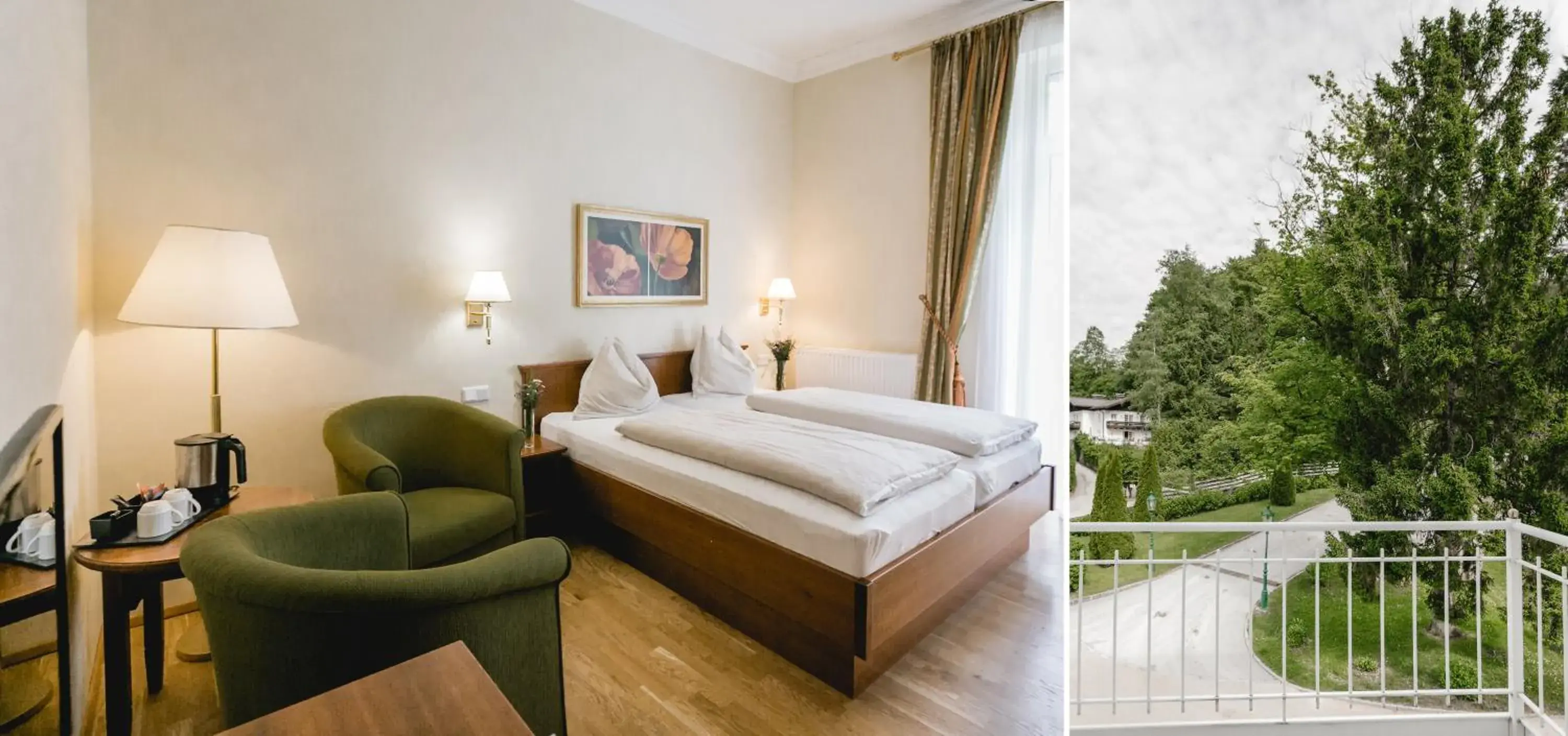 Double Room with Garden View - single occupancy in Seehotel Billroth Double Room with Garden View - single occupancy in Seehotel Billroth