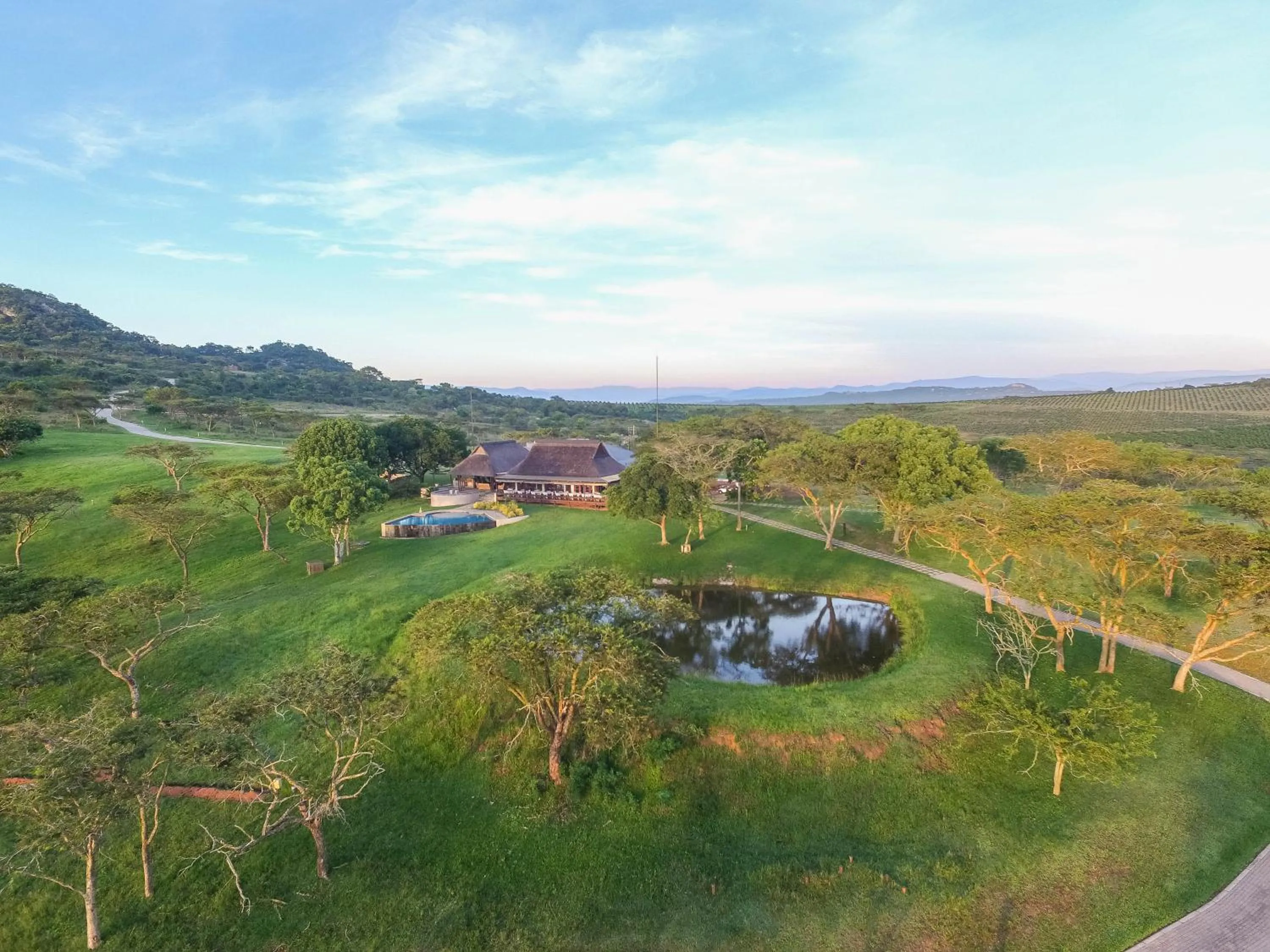 Bird's eye view in Muluwa Lodge
