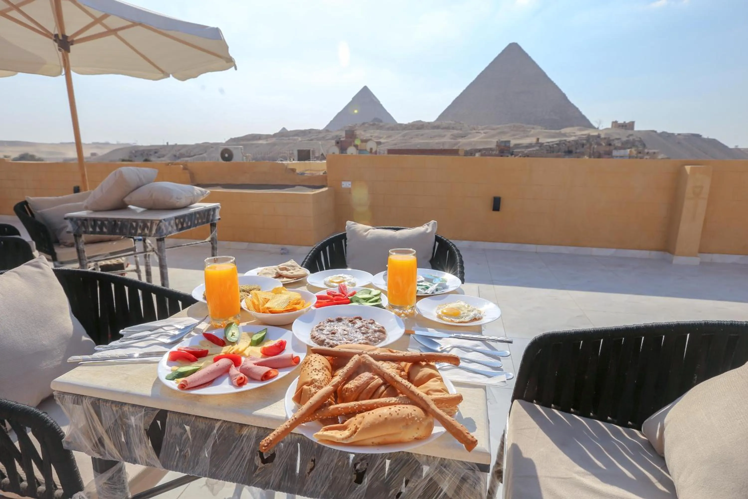 Natural landscape in El Khalil Pyramids View Inn