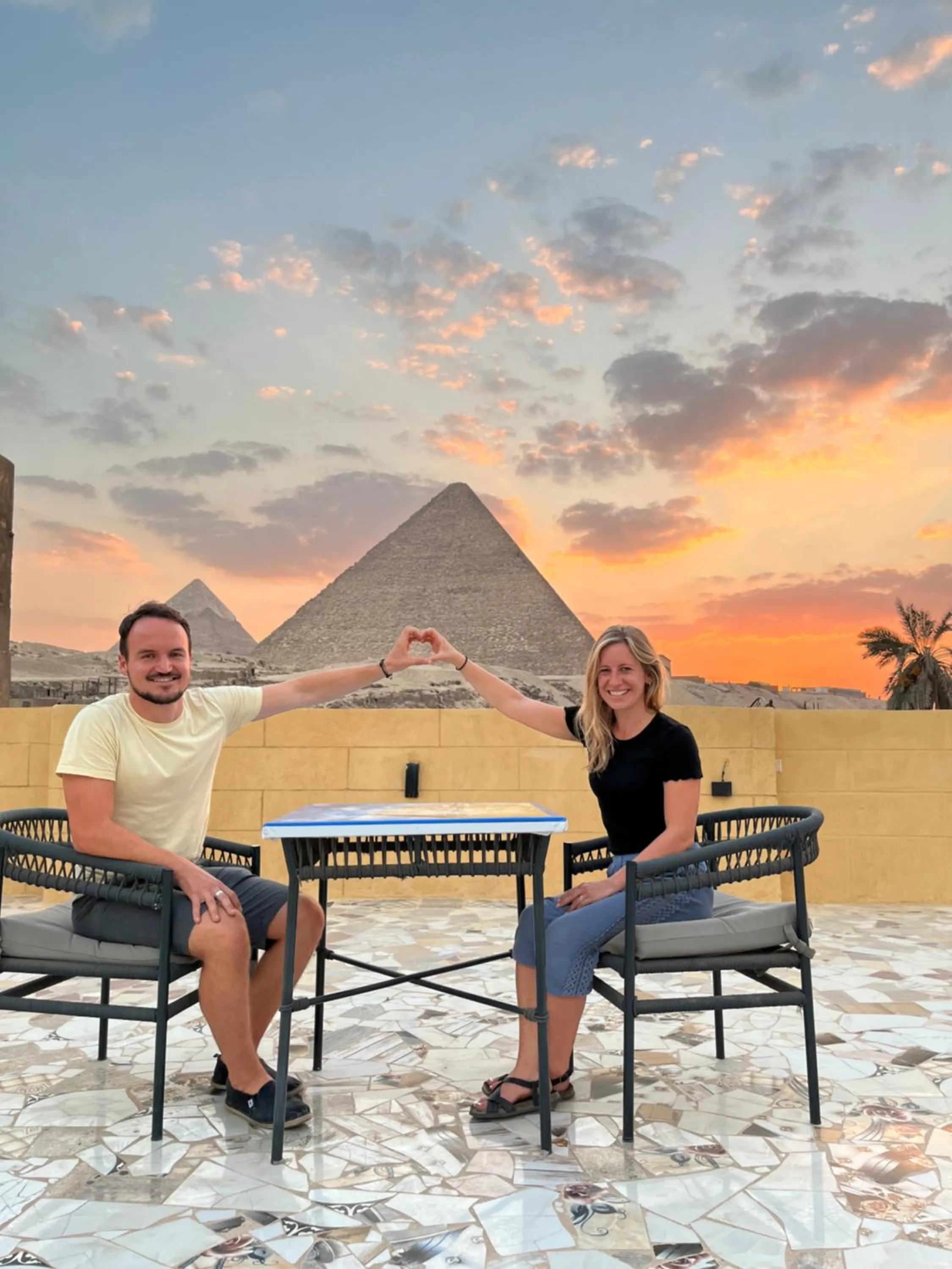 Dining area in El Khalil Pyramids View Inn