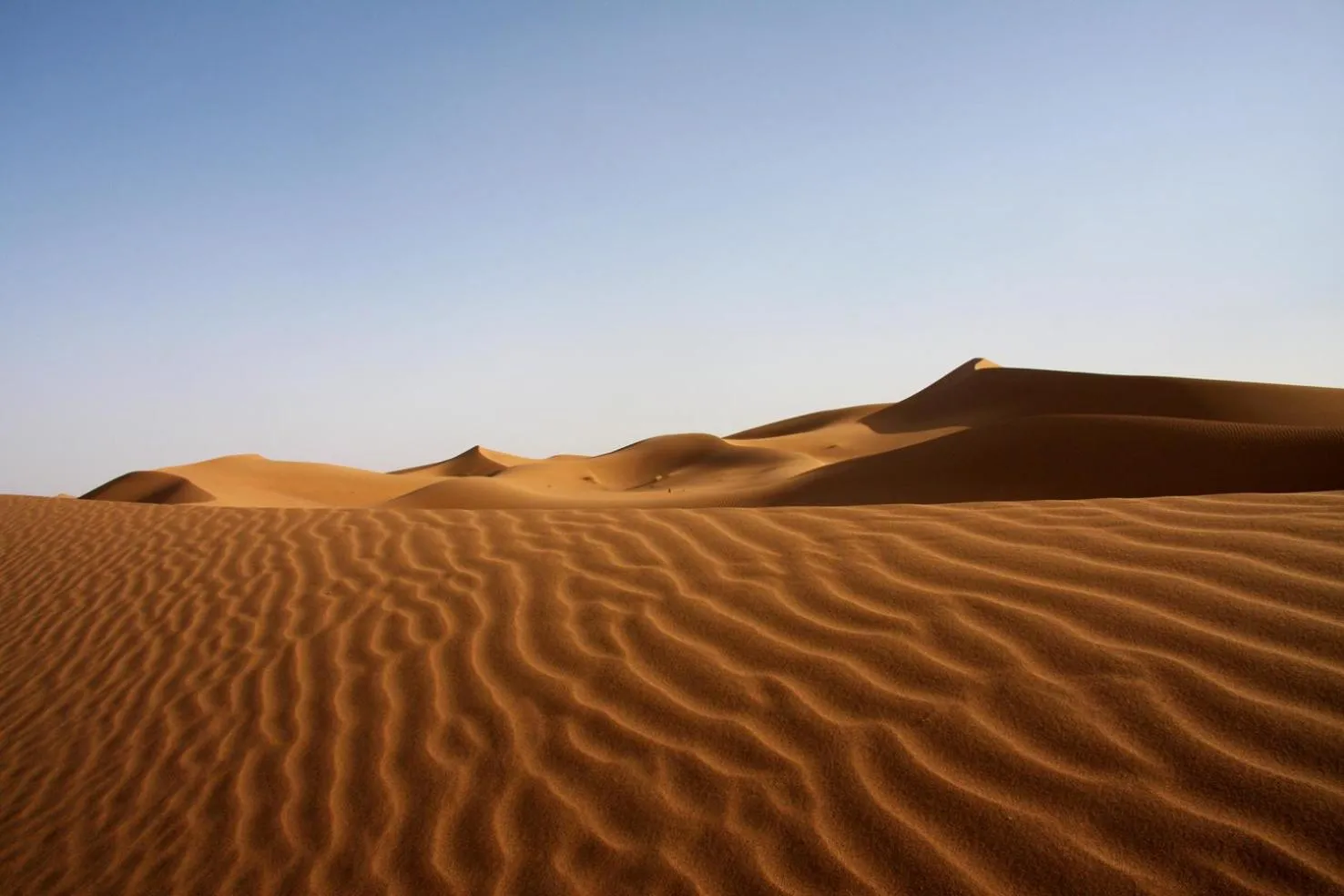 Day in Tinfou desert camp