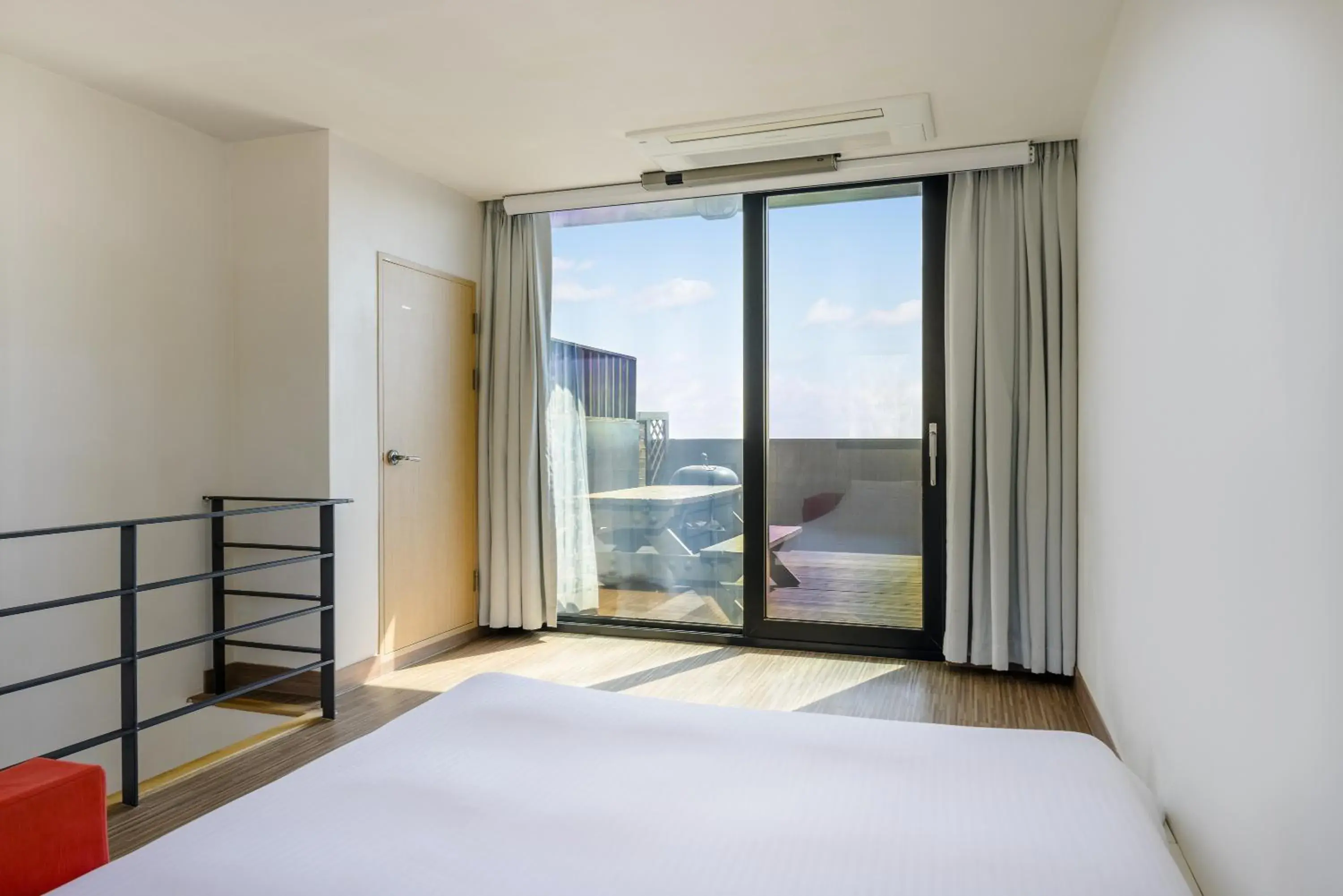 Balcony/Terrace, Bed in IRO Jeju Balcony/Terrace, Bed in IRO Jeju