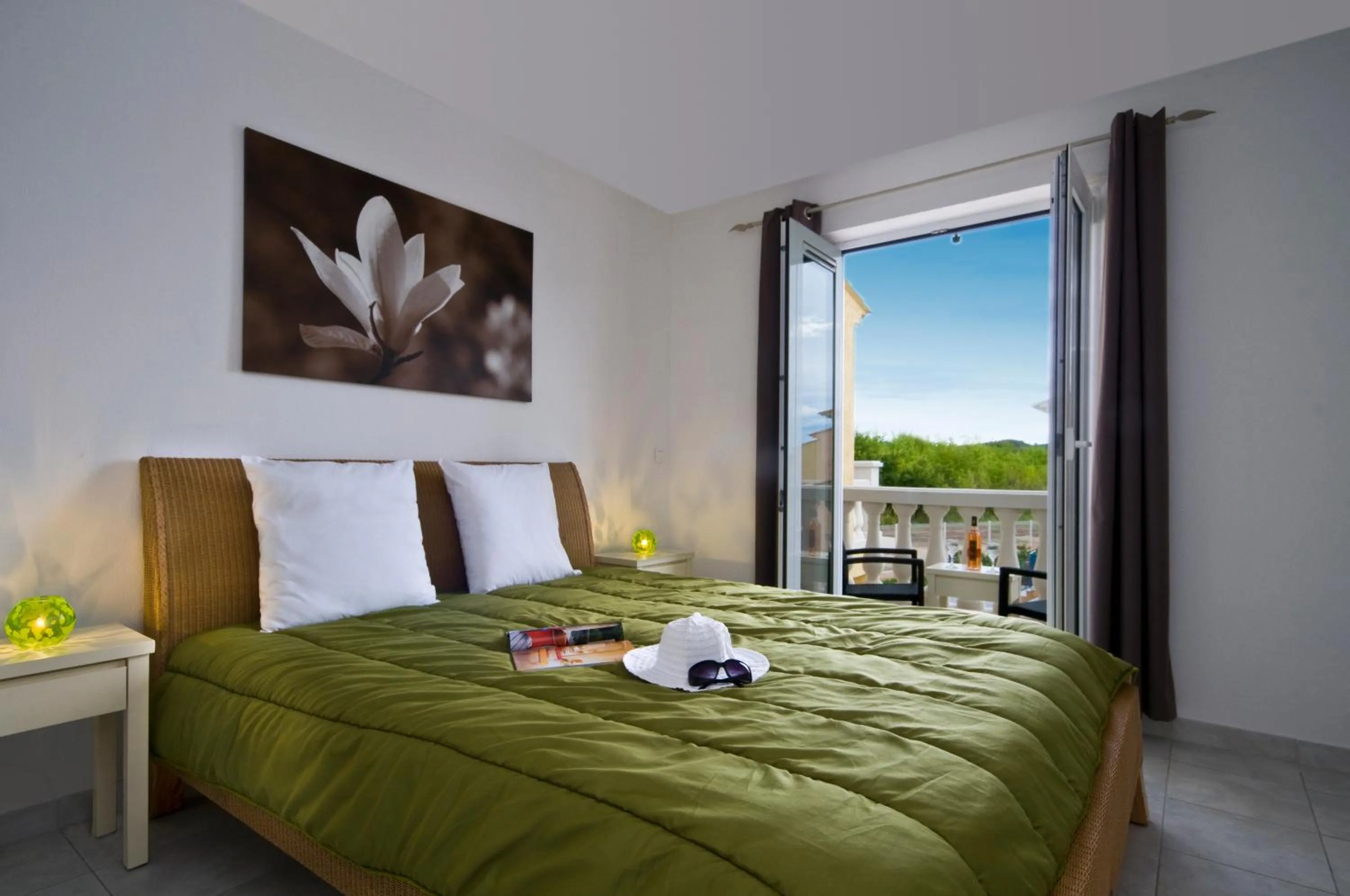 Bed in Domaine Le Clos des Oliviers