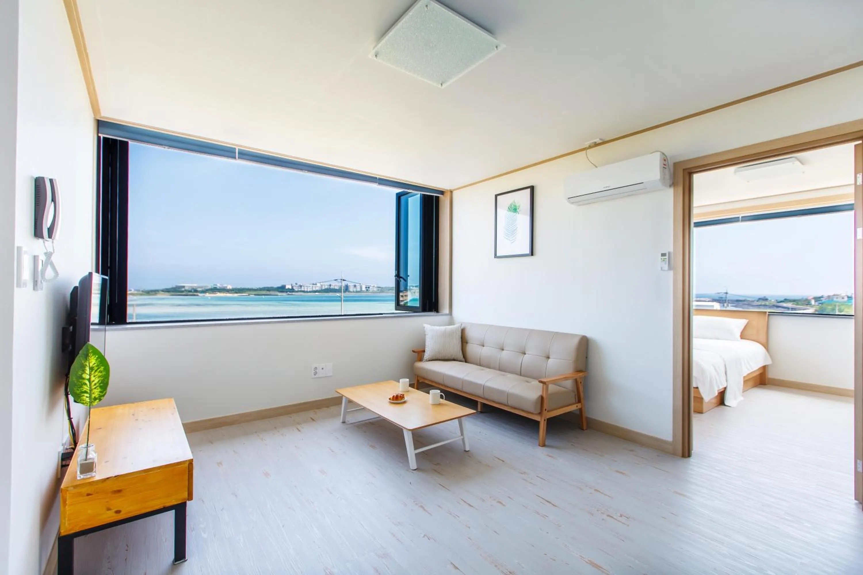 Living room in BnSun Pension