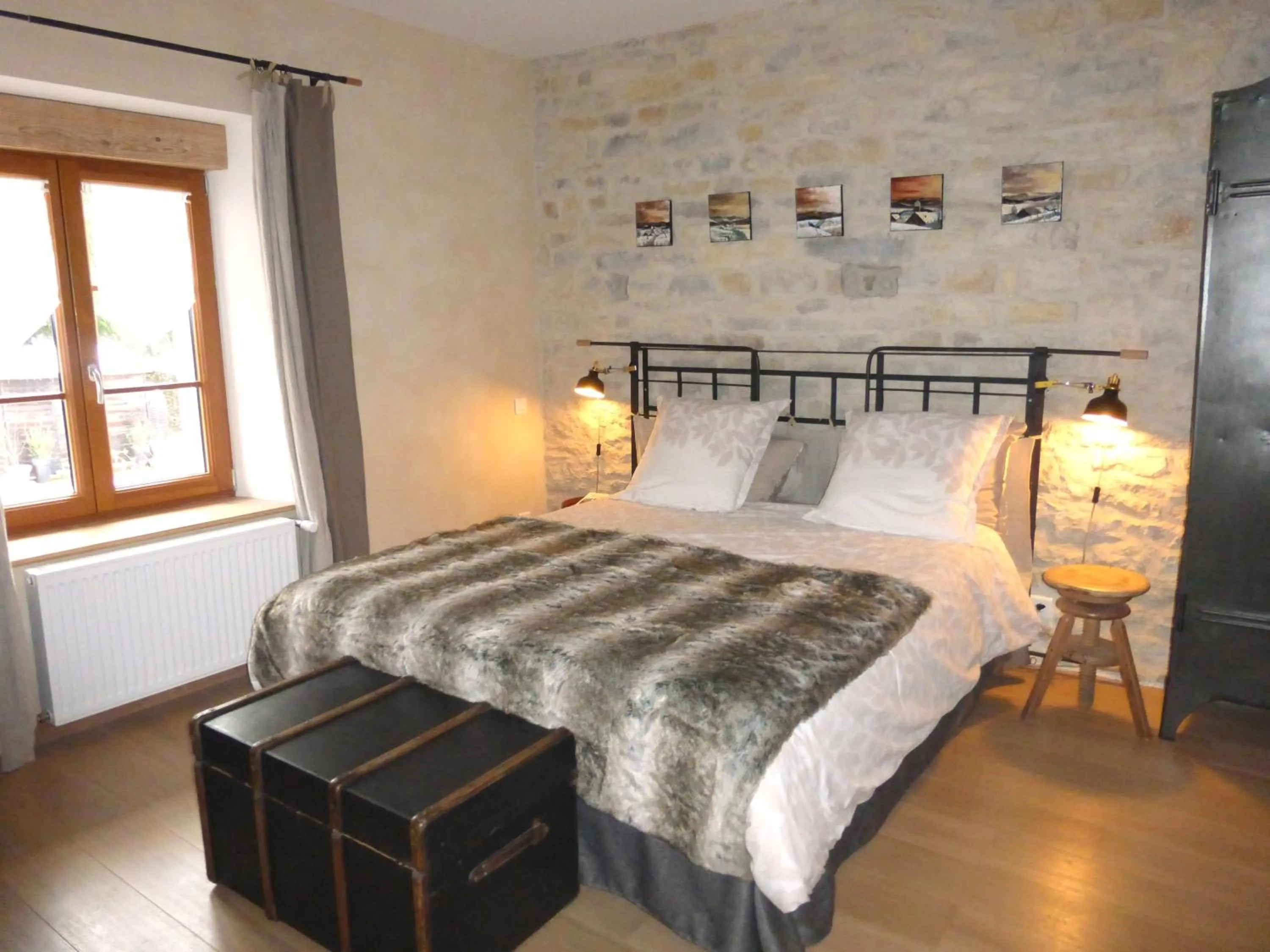 Bed in Chambres d'hôtes Béred Vuillemin