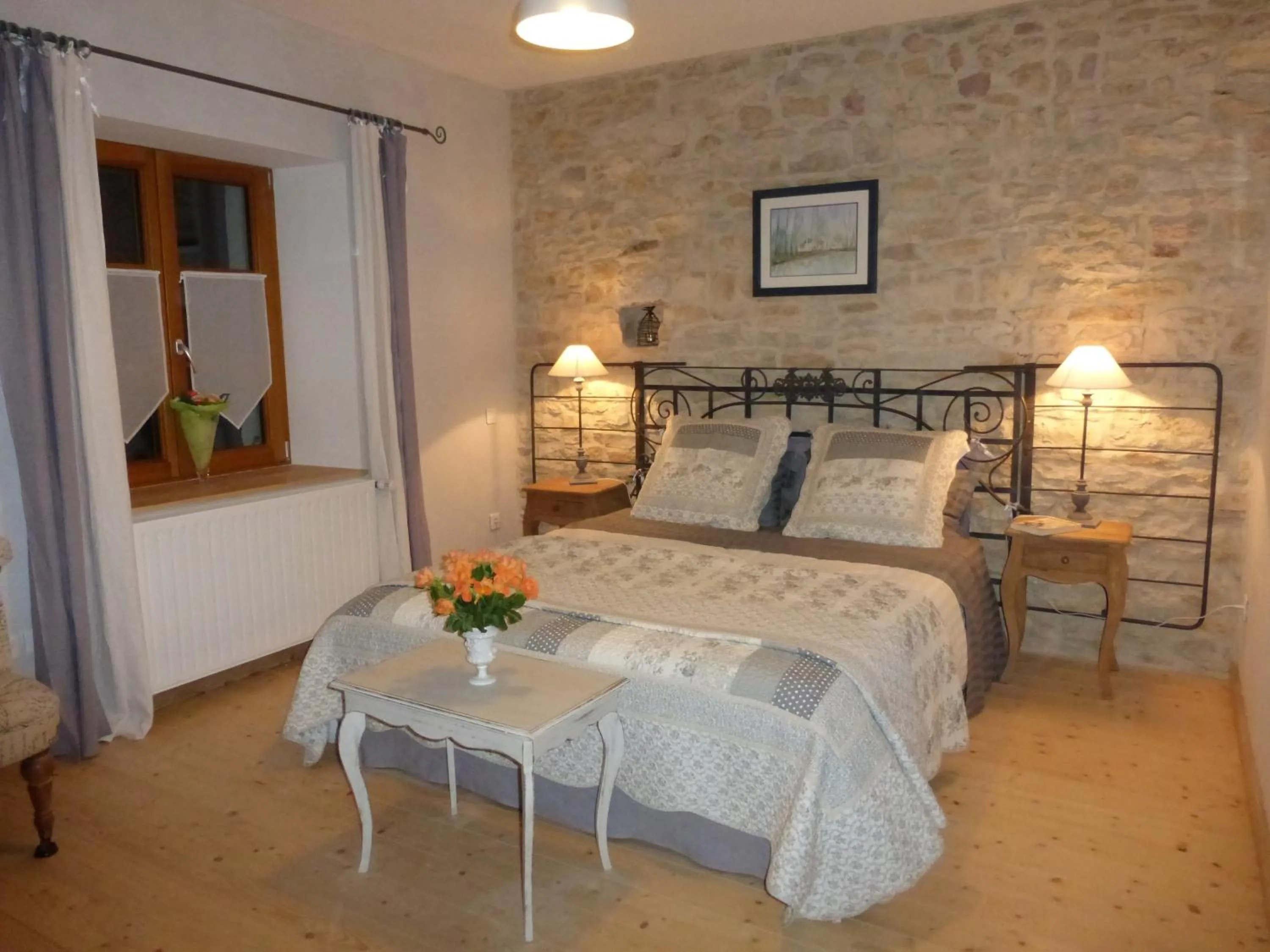 Bed in Chambres d'hôtes Béred Vuillemin