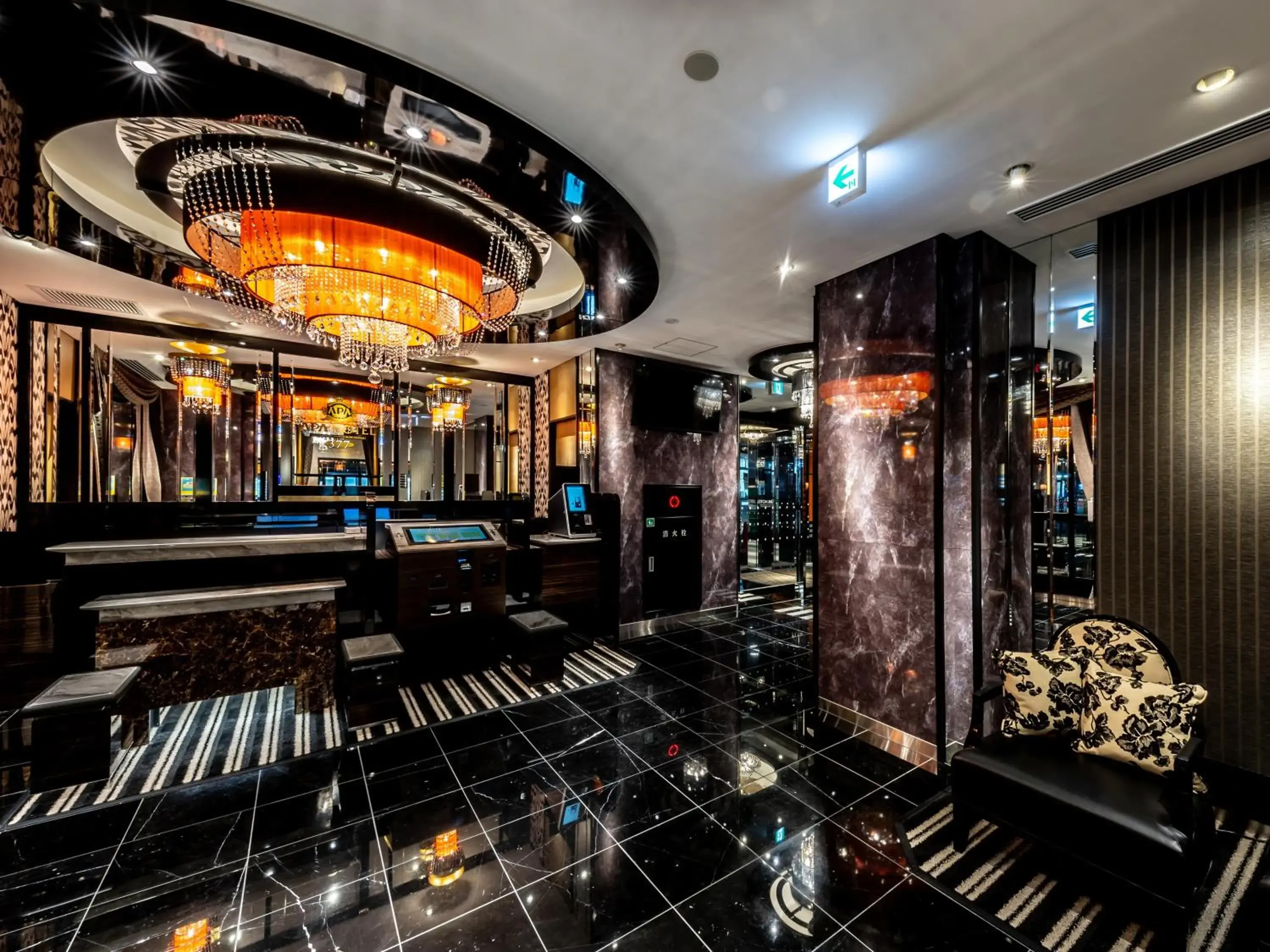 Lobby or reception in APA Hotel Kayabacho Hachobori Ekimae Lobby or reception in APA Hotel Kayabacho Hachobori Ekimae