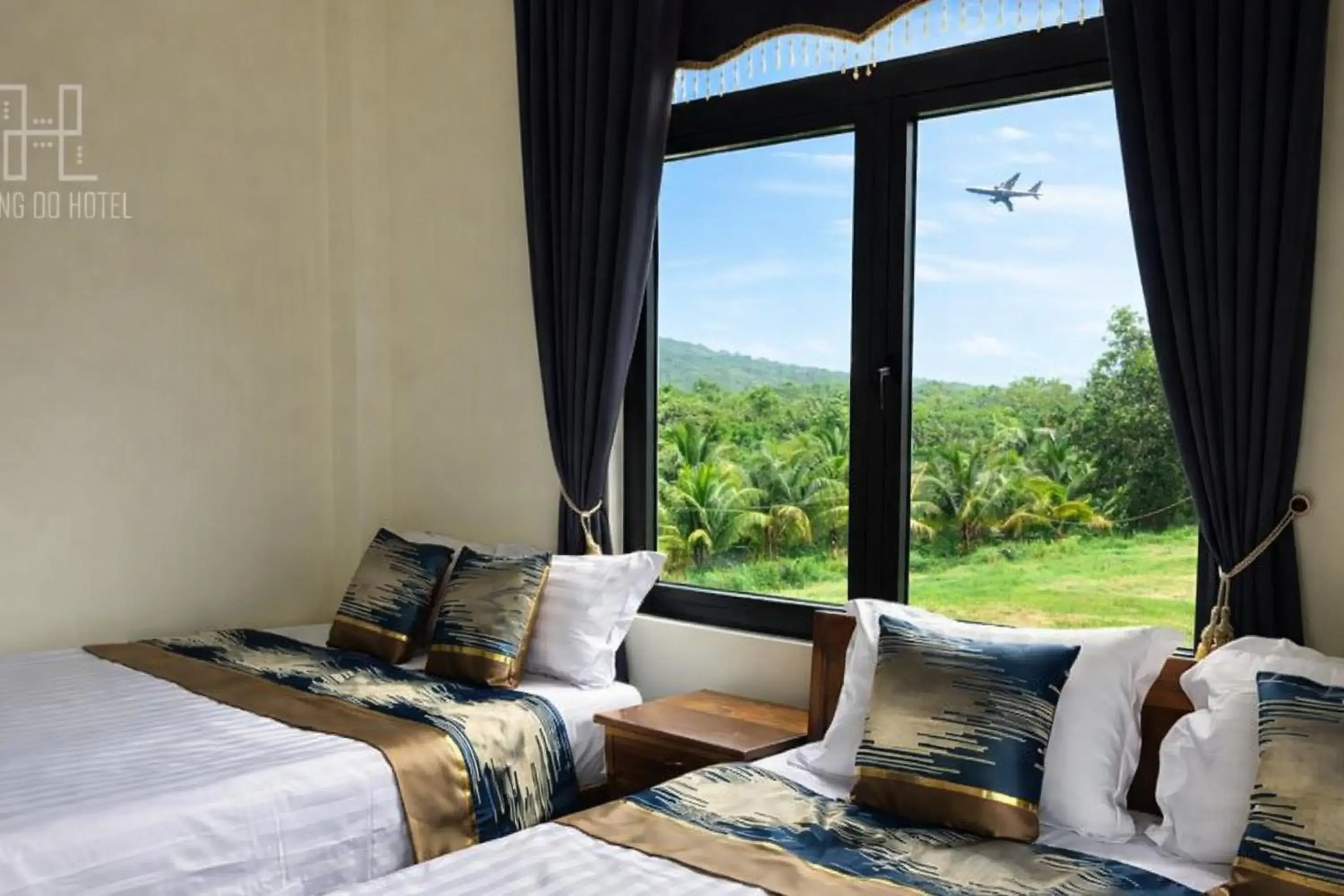 Bed in Hoàng Đô Hotel Bed in Hoàng Đô Hotel