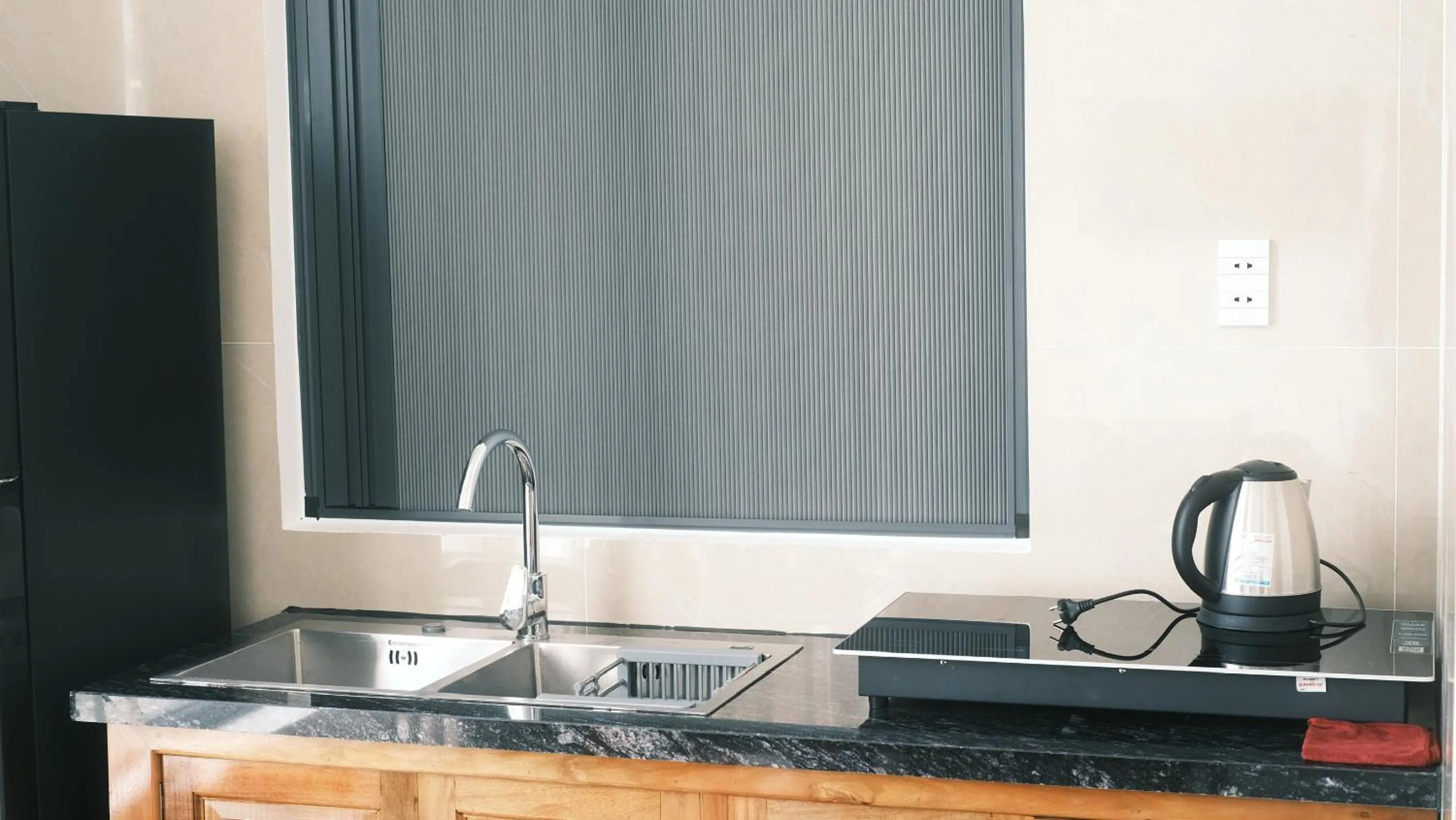 Kitchen or kitchenette in Hoàng Đô Hotel