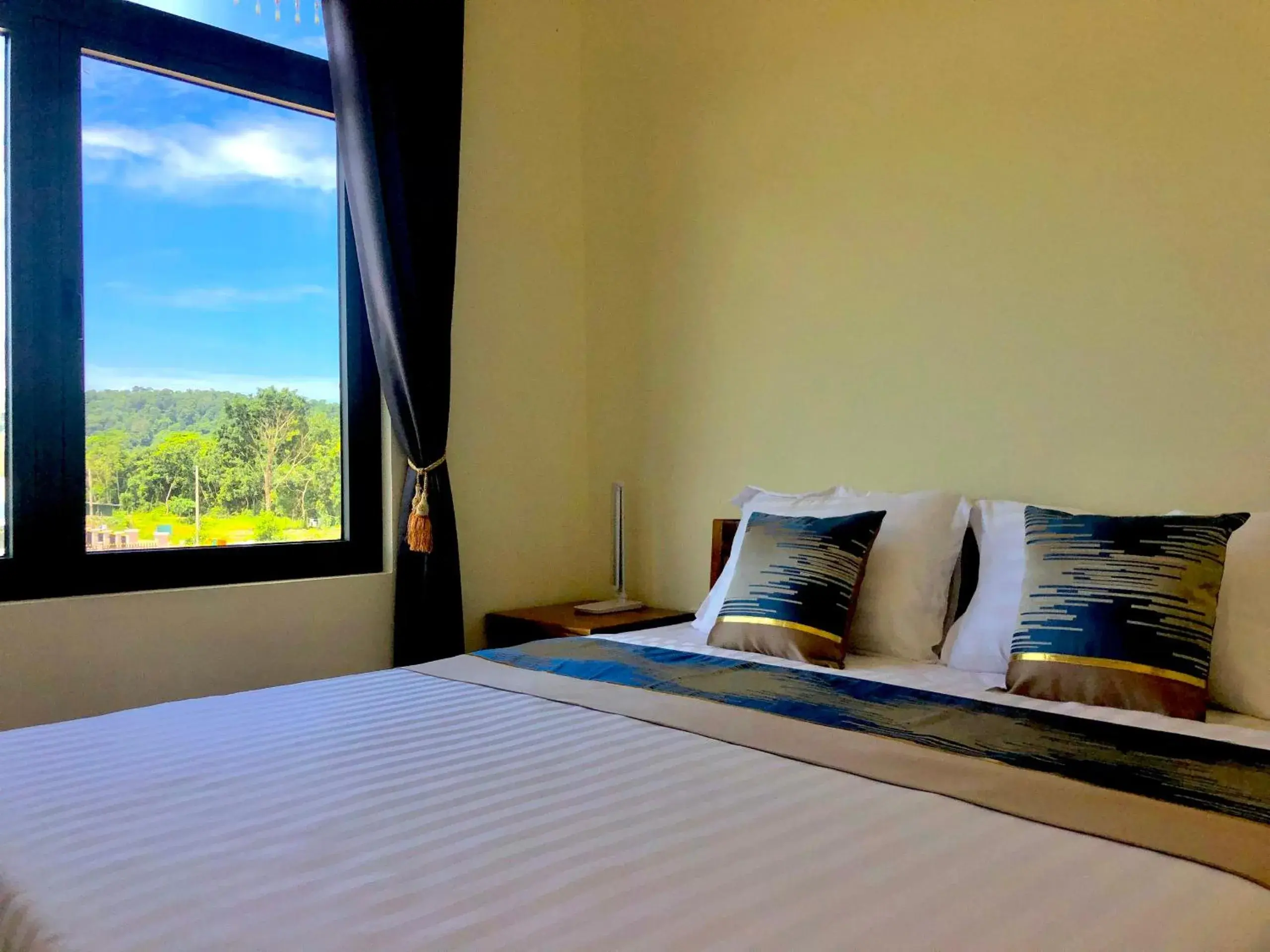 Bed in Hoàng Đô Hotel Bed in Hoàng Đô Hotel