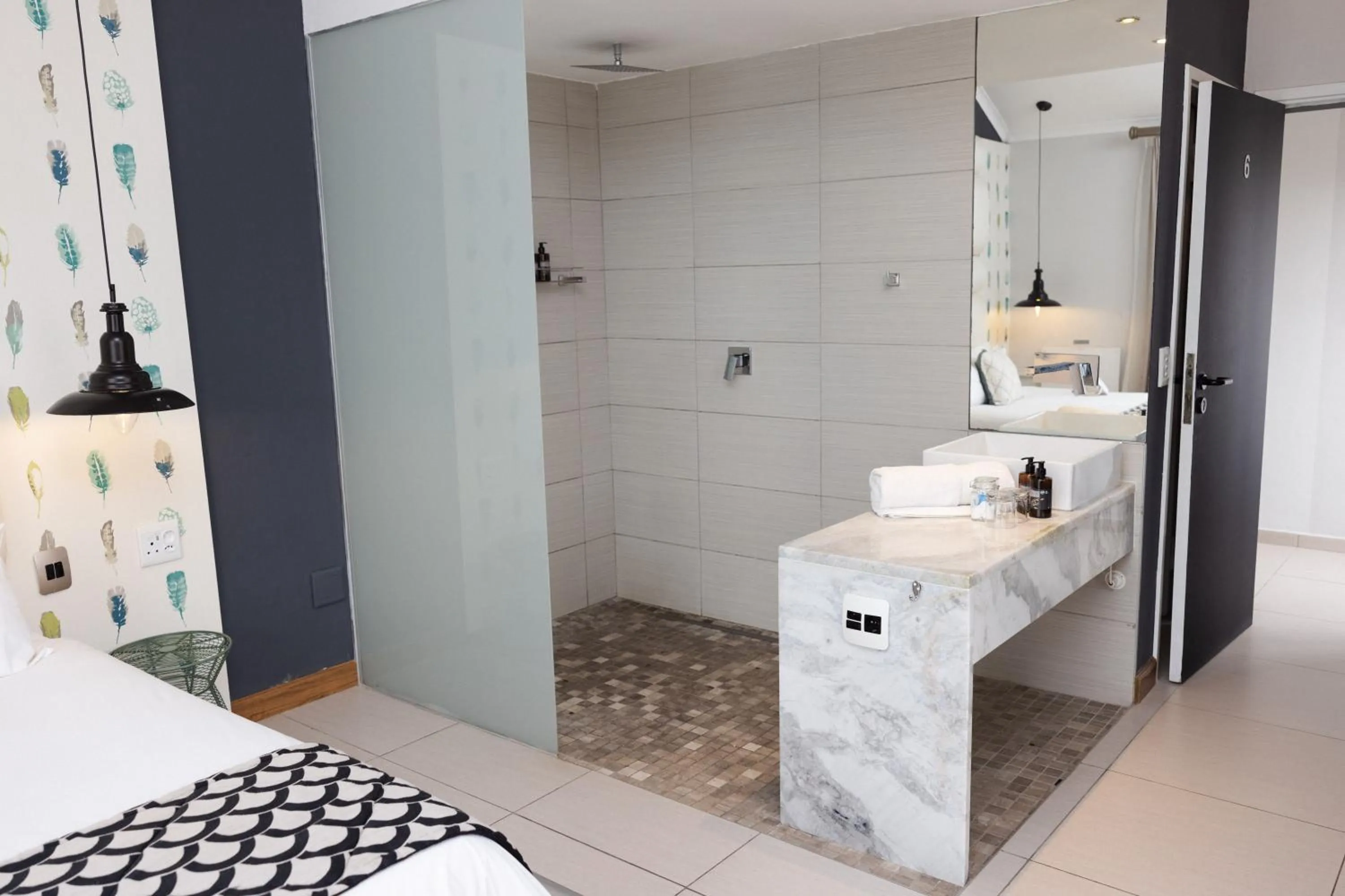 Shower, Bed in Swakopmund Sands