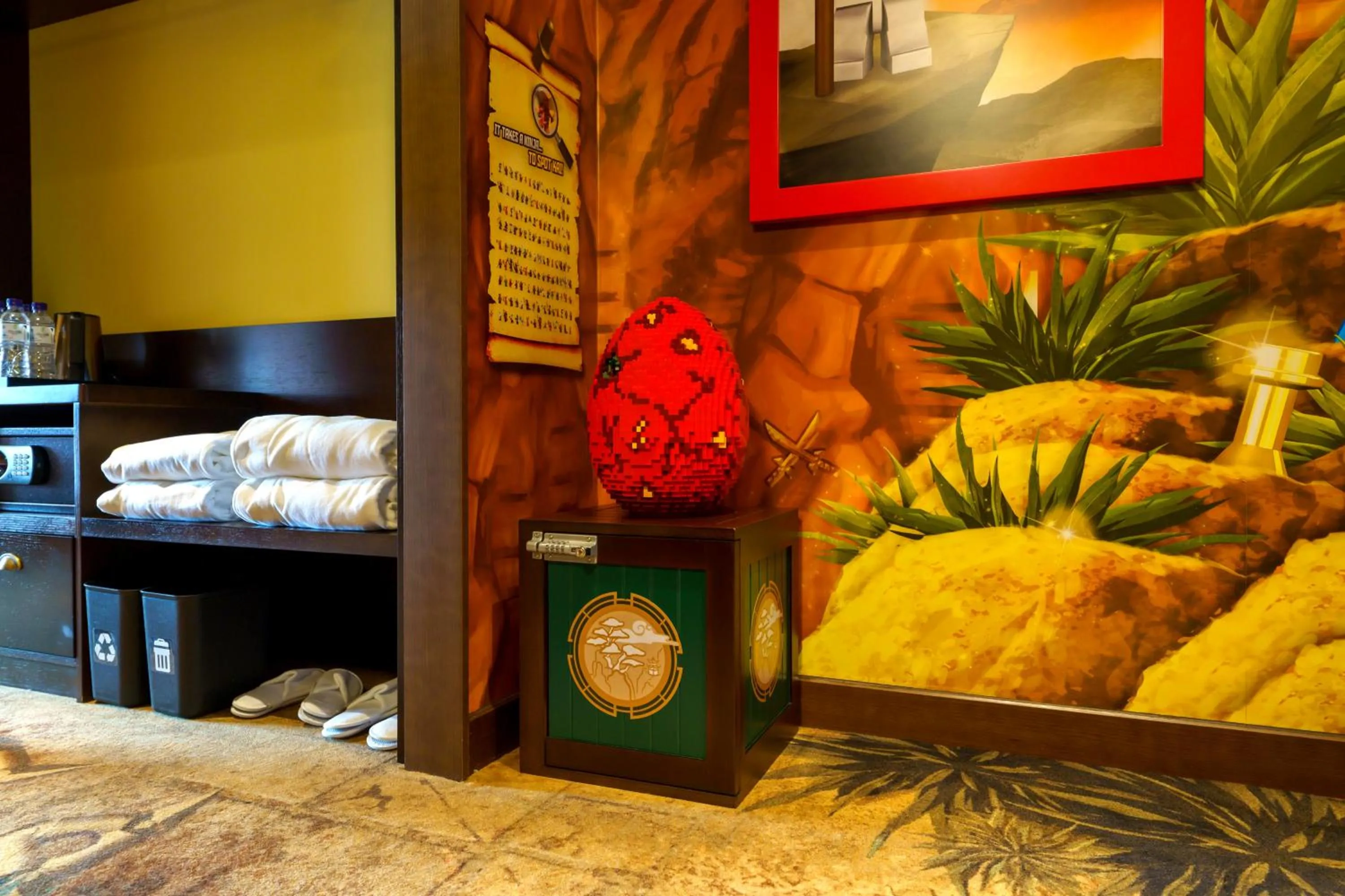 Bed in LEGOLAND Korea Resort Hotel