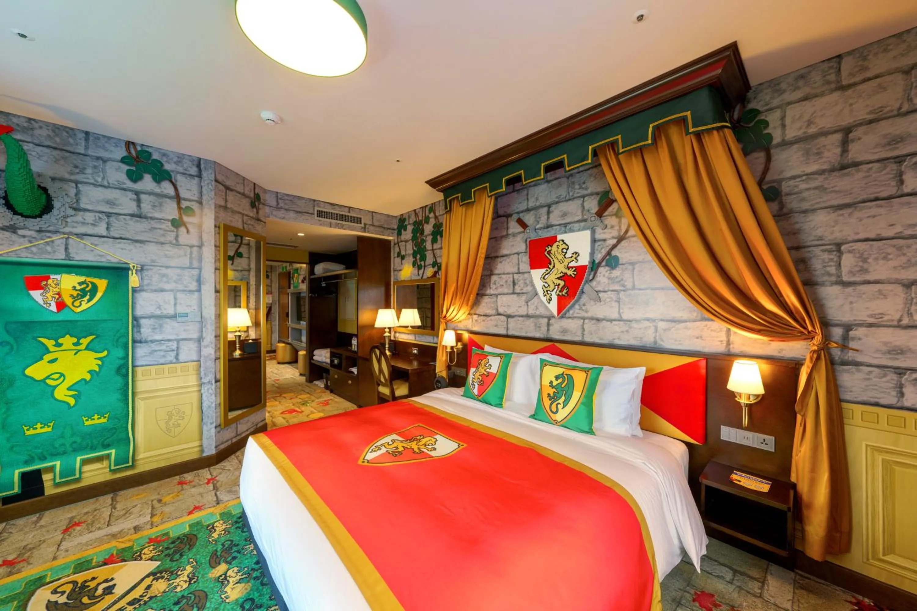 Bed in LEGOLAND Korea Resort Hotel