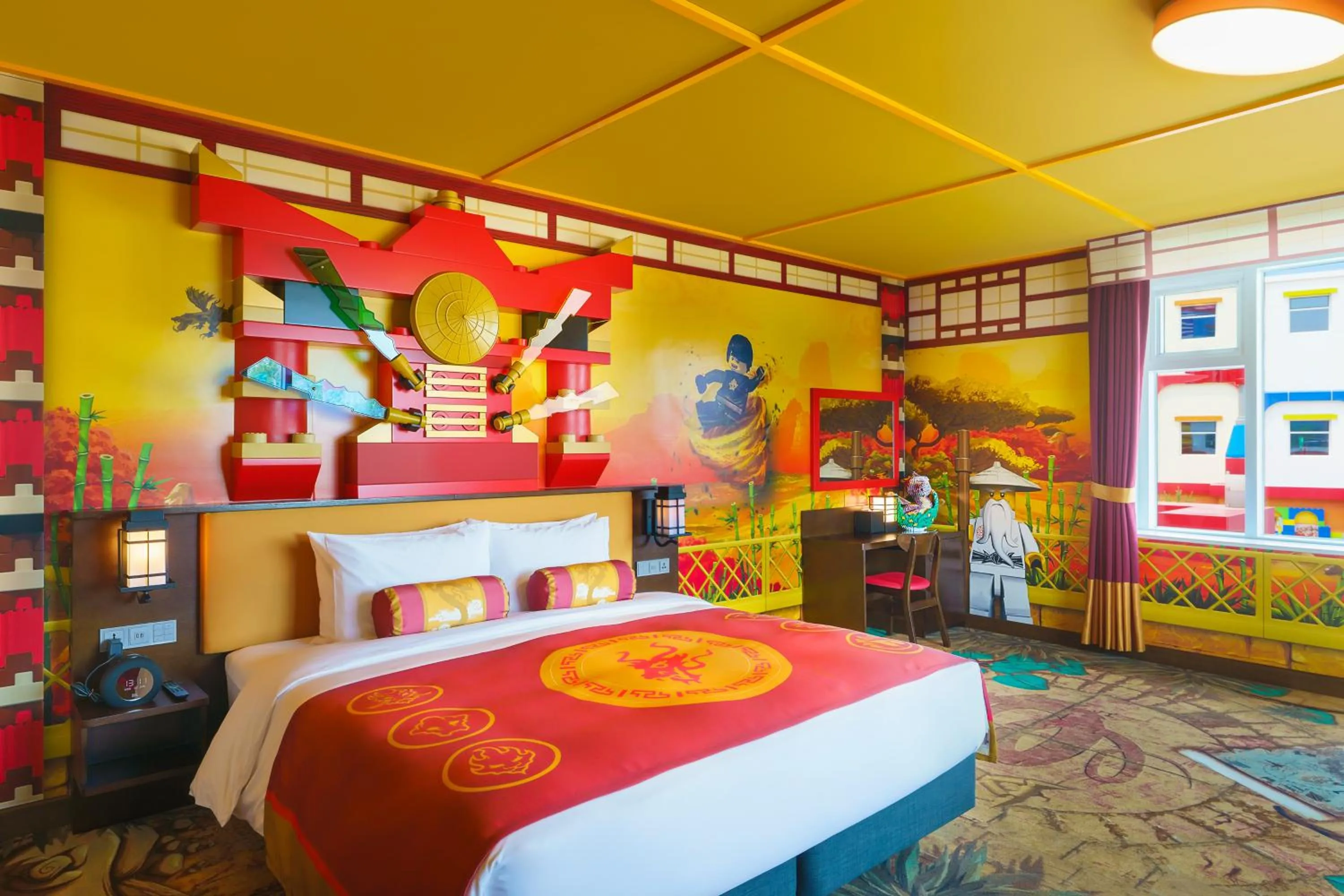 Bed in LEGOLAND Korea Resort Hotel