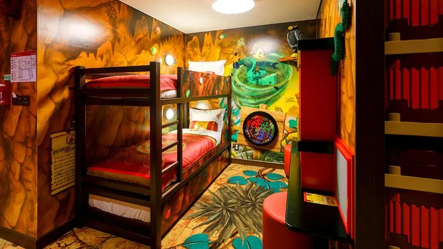 Bed in LEGOLAND Korea Resort Hotel