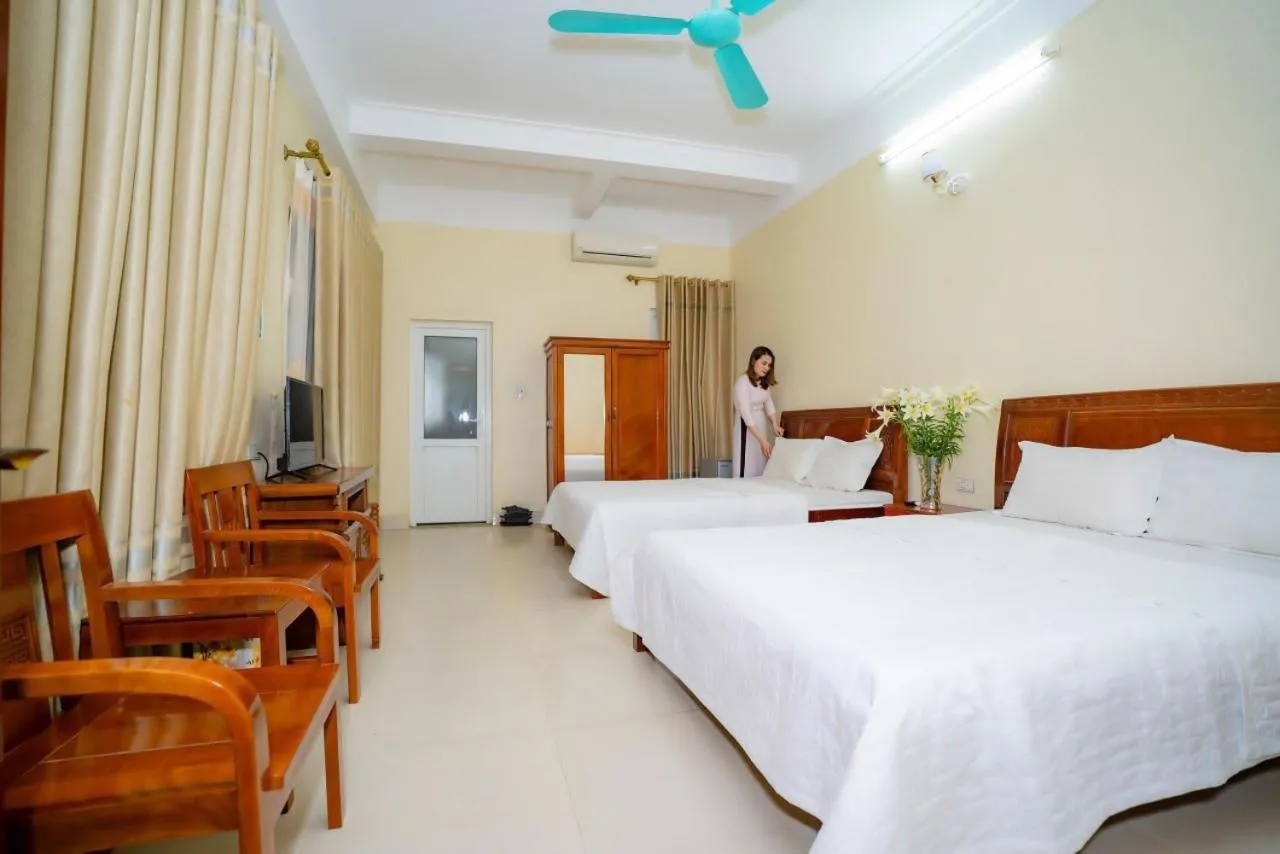 Bed in Lai Dinh Hotel