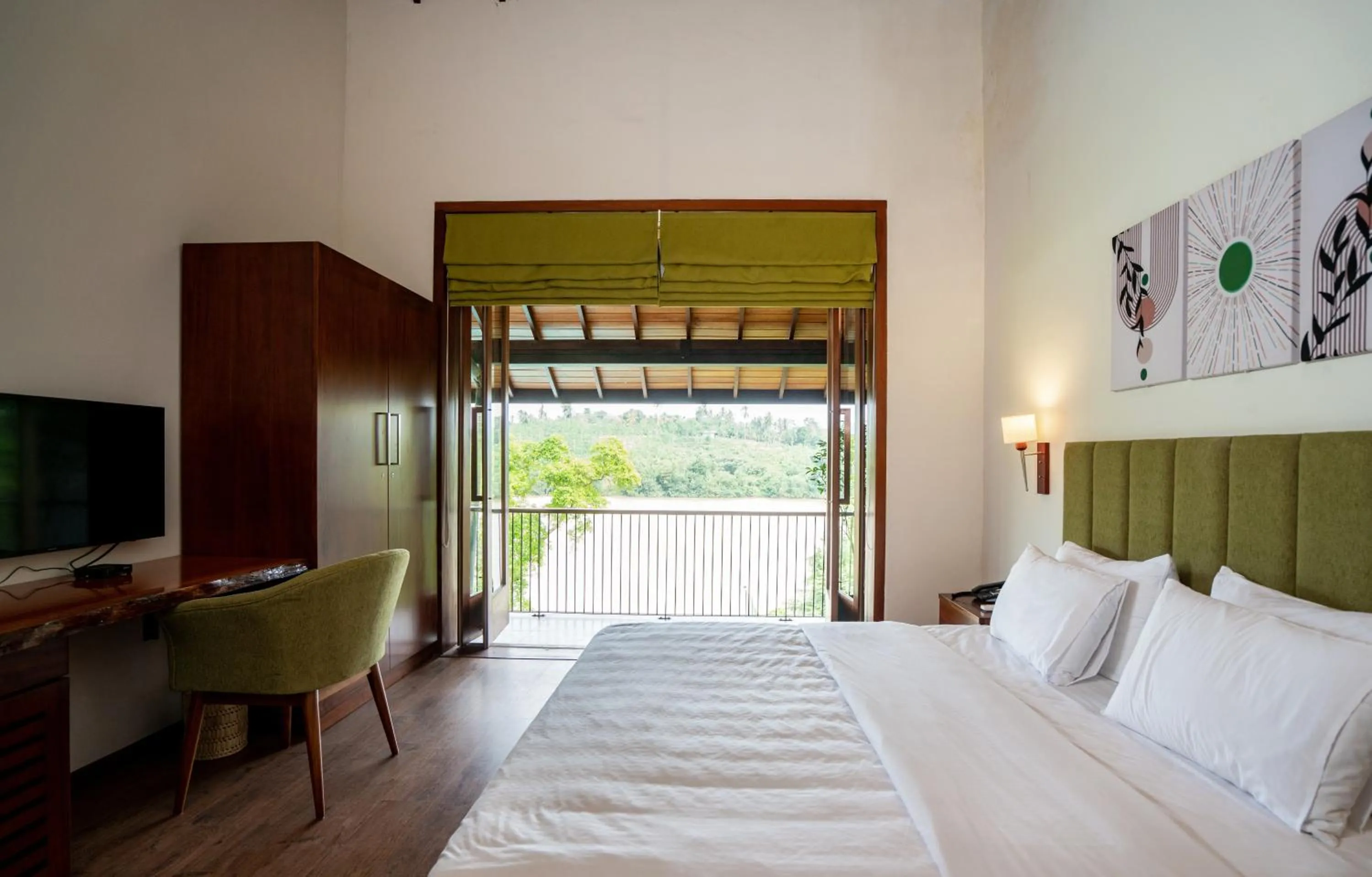 Bed in Kurokawa Kalutara - Villa with a Private Pool