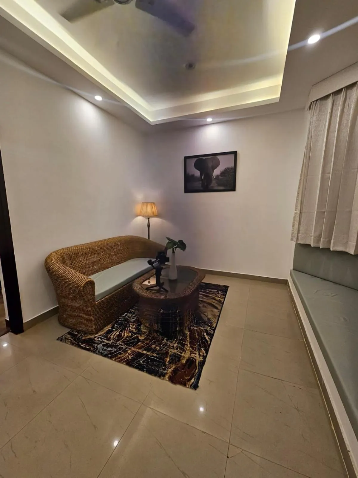 Living room in Corbett Tusker Trail