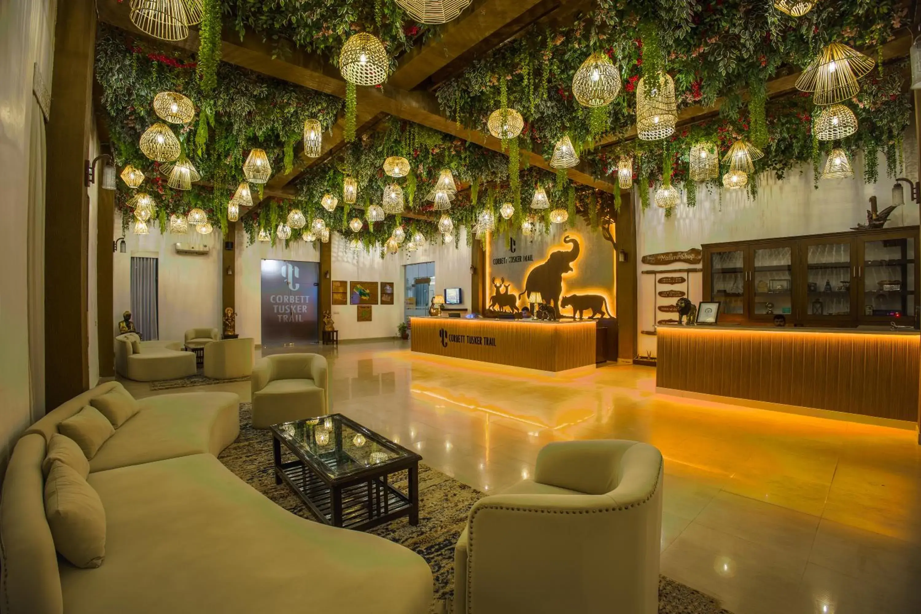 Lobby or reception in Corbett Tusker Trail Lobby or reception in Corbett Tusker Trail