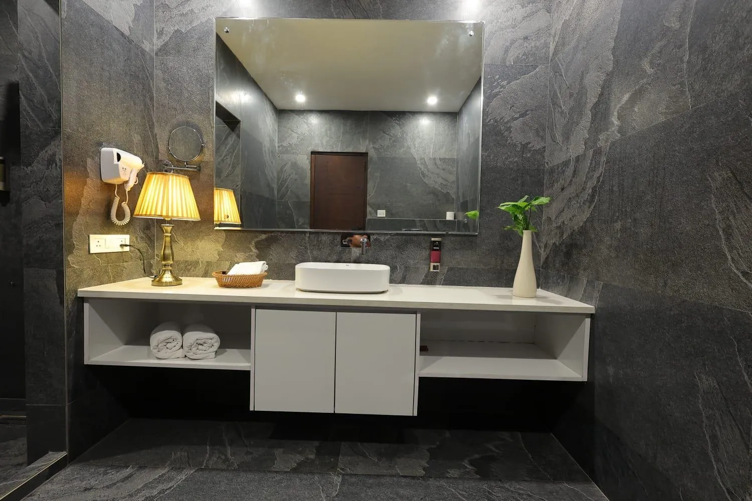 Bathroom in Corbett Tusker Trail