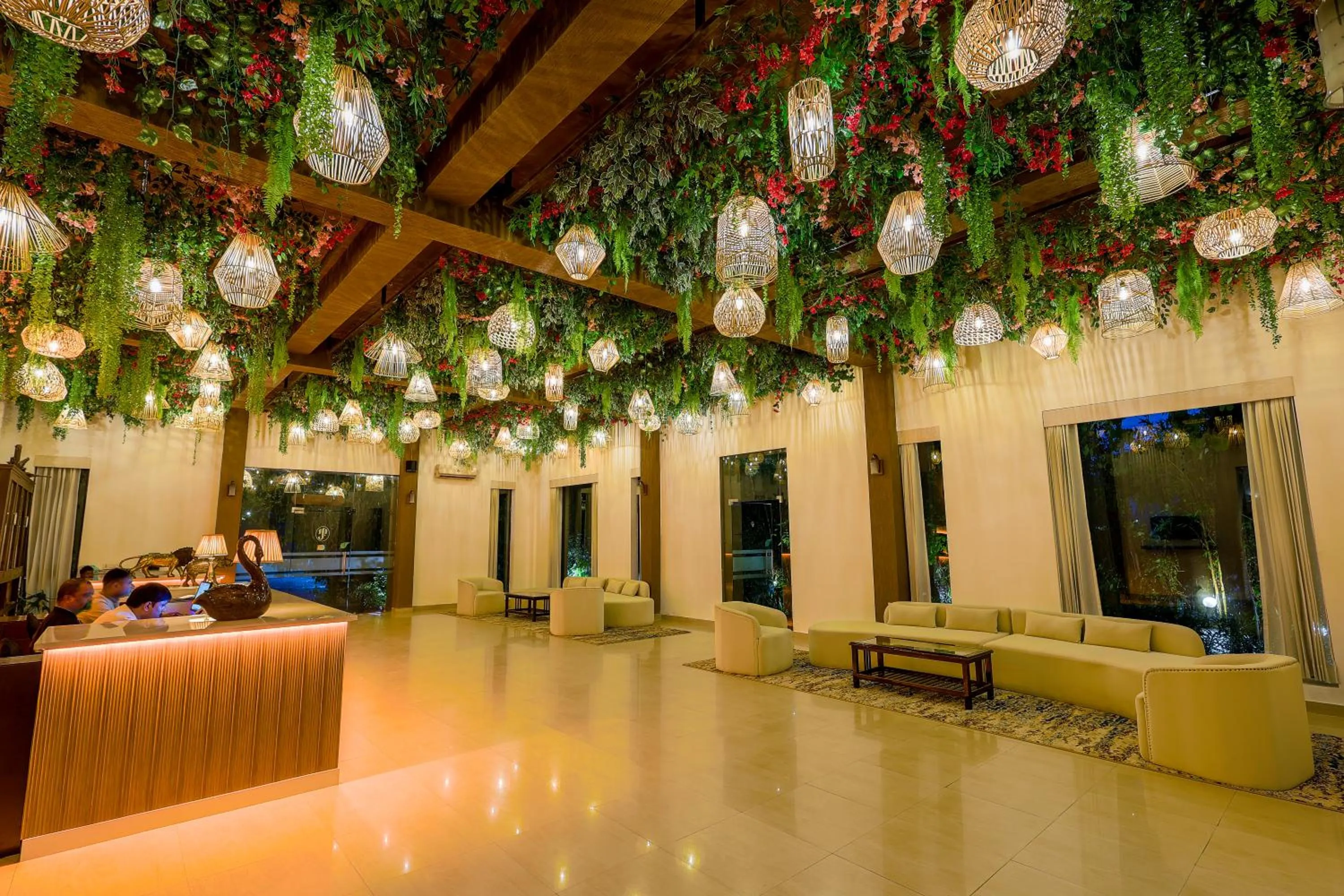 Lobby or reception in Corbett Tusker Trail