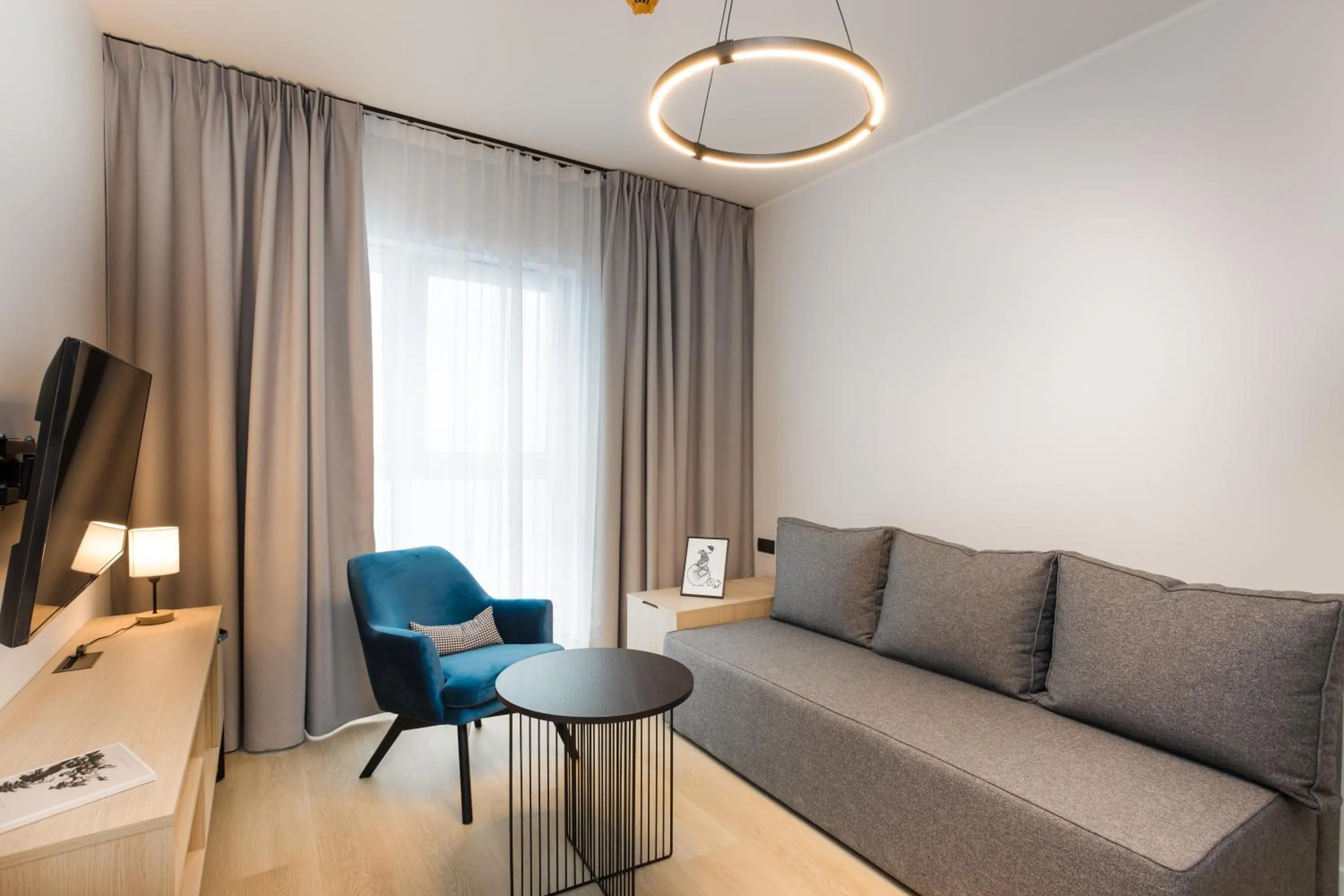 Seating area in Aparthotel City Break Plac Wolności 6