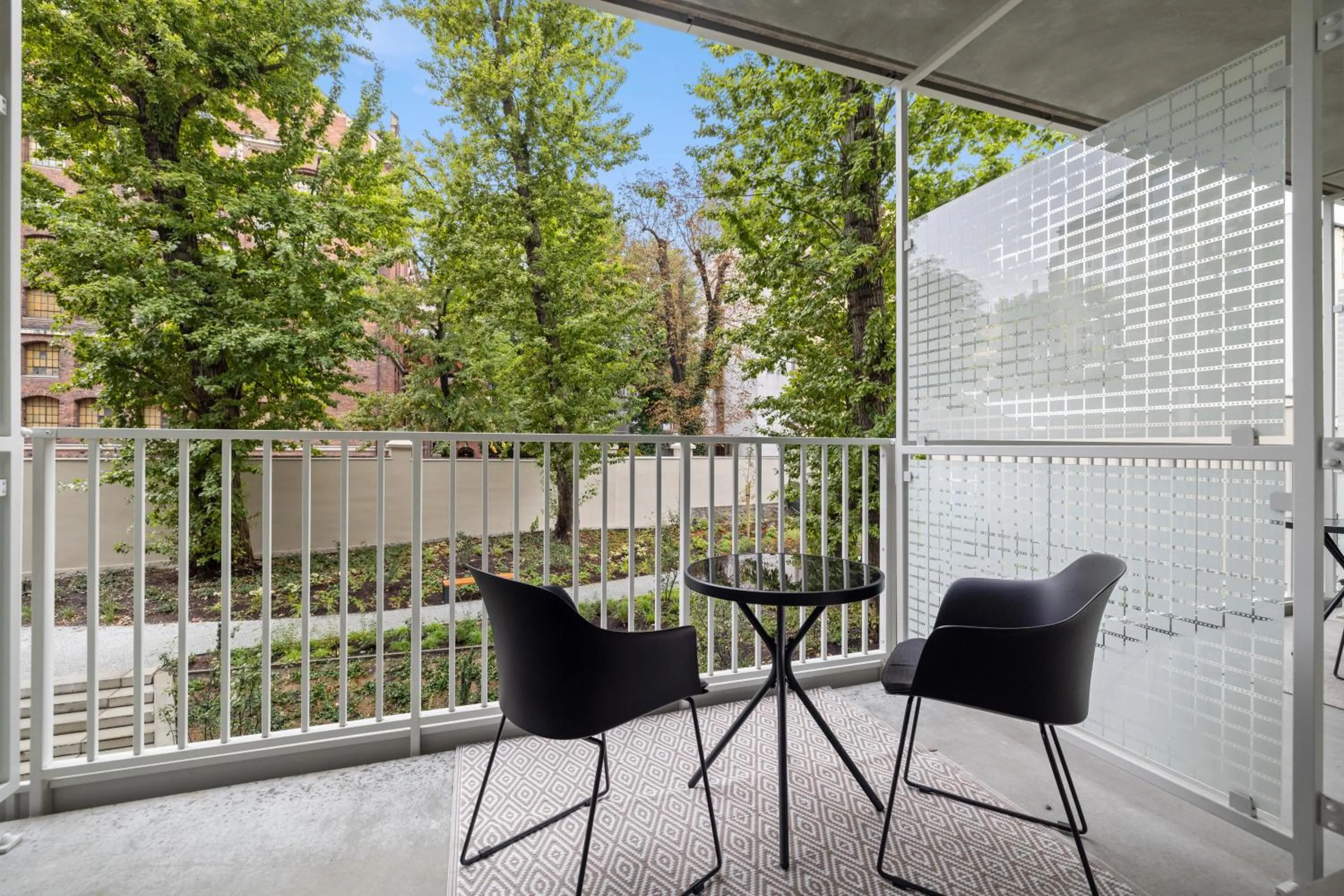 Balcony/Terrace in Aparthotel City Break Plac Wolności 6