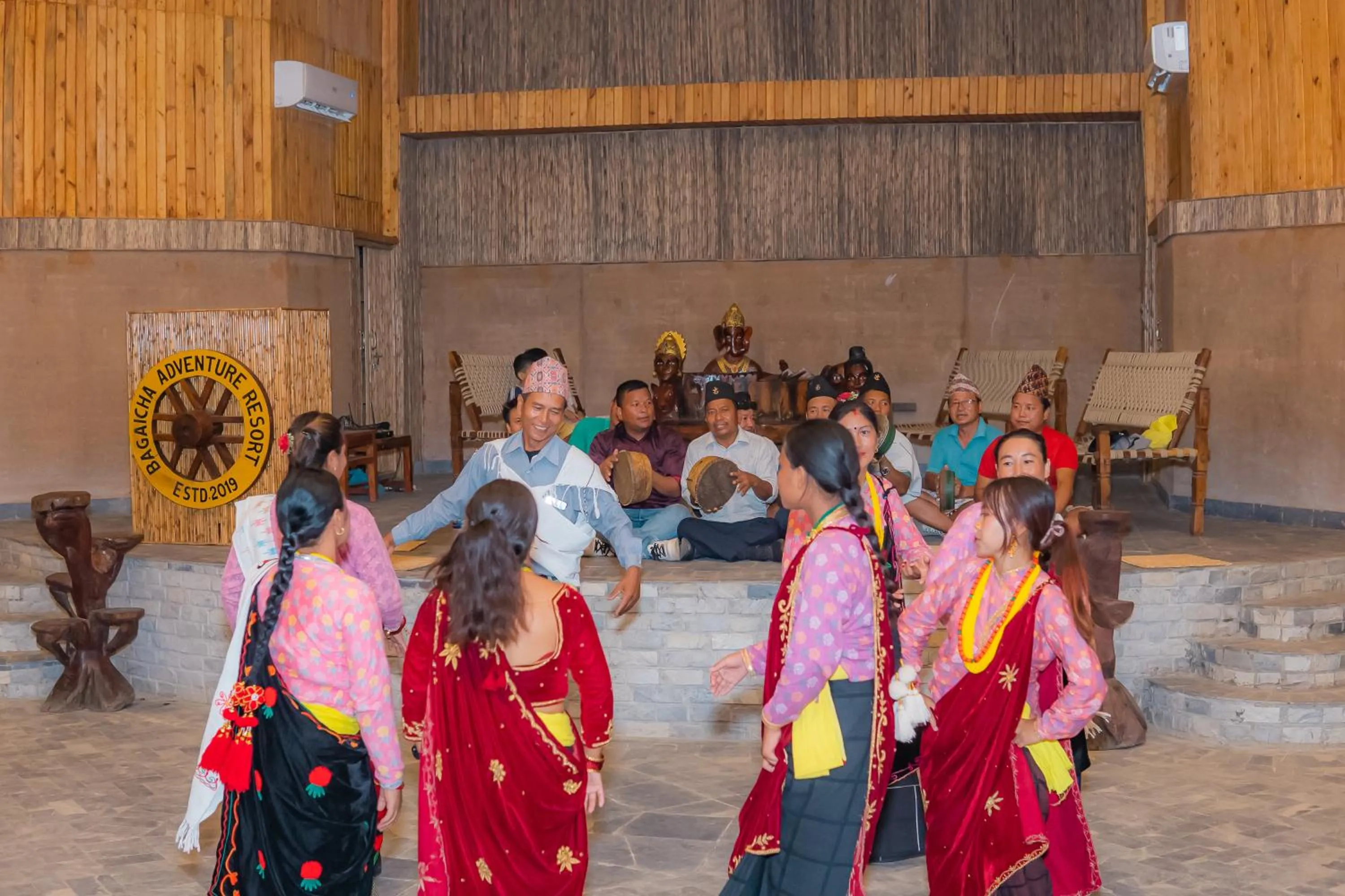 People in Bagaicha Adventure Resort