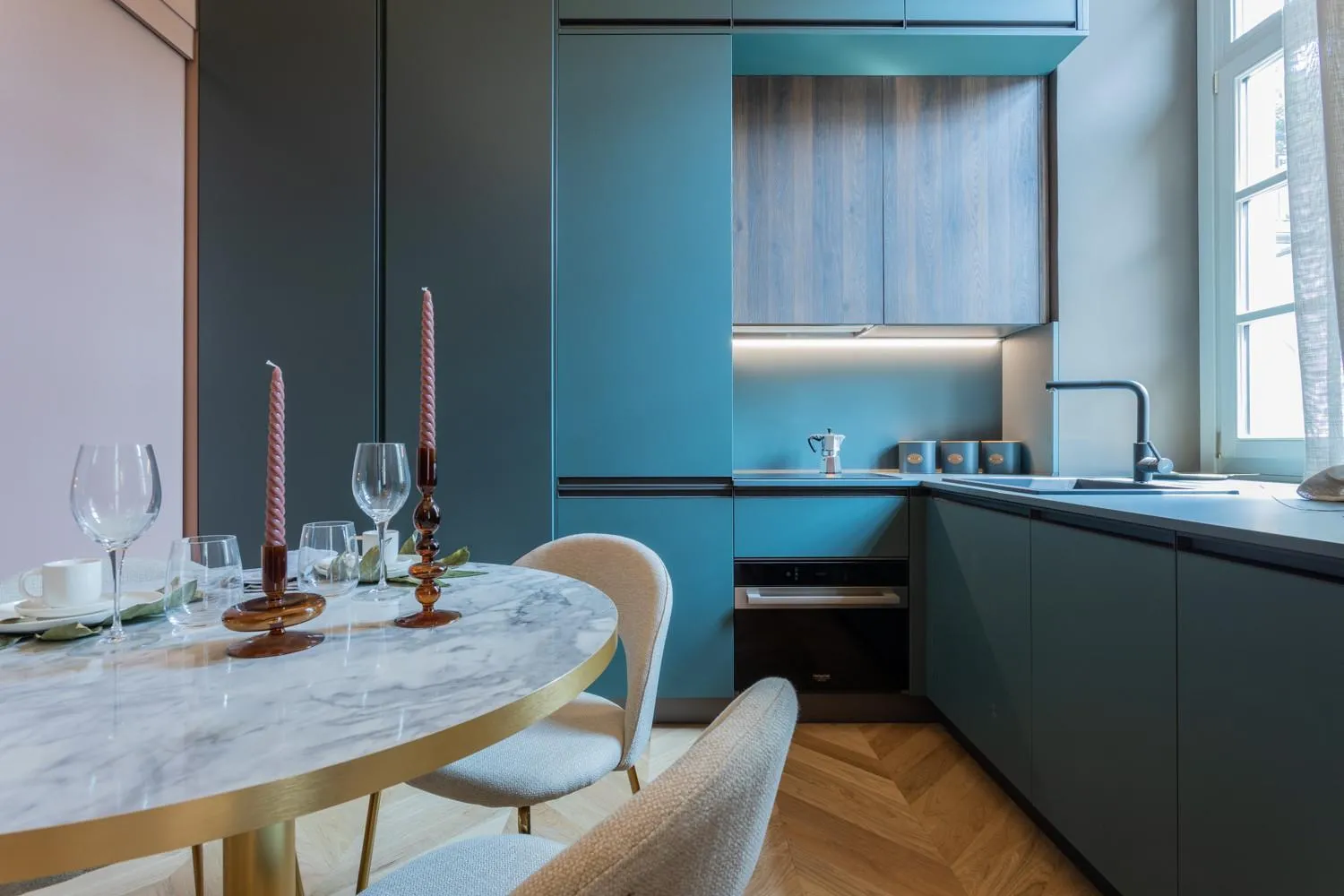 Kitchen or kitchenette in Lagrange Design Apartments by Wonderful Italy