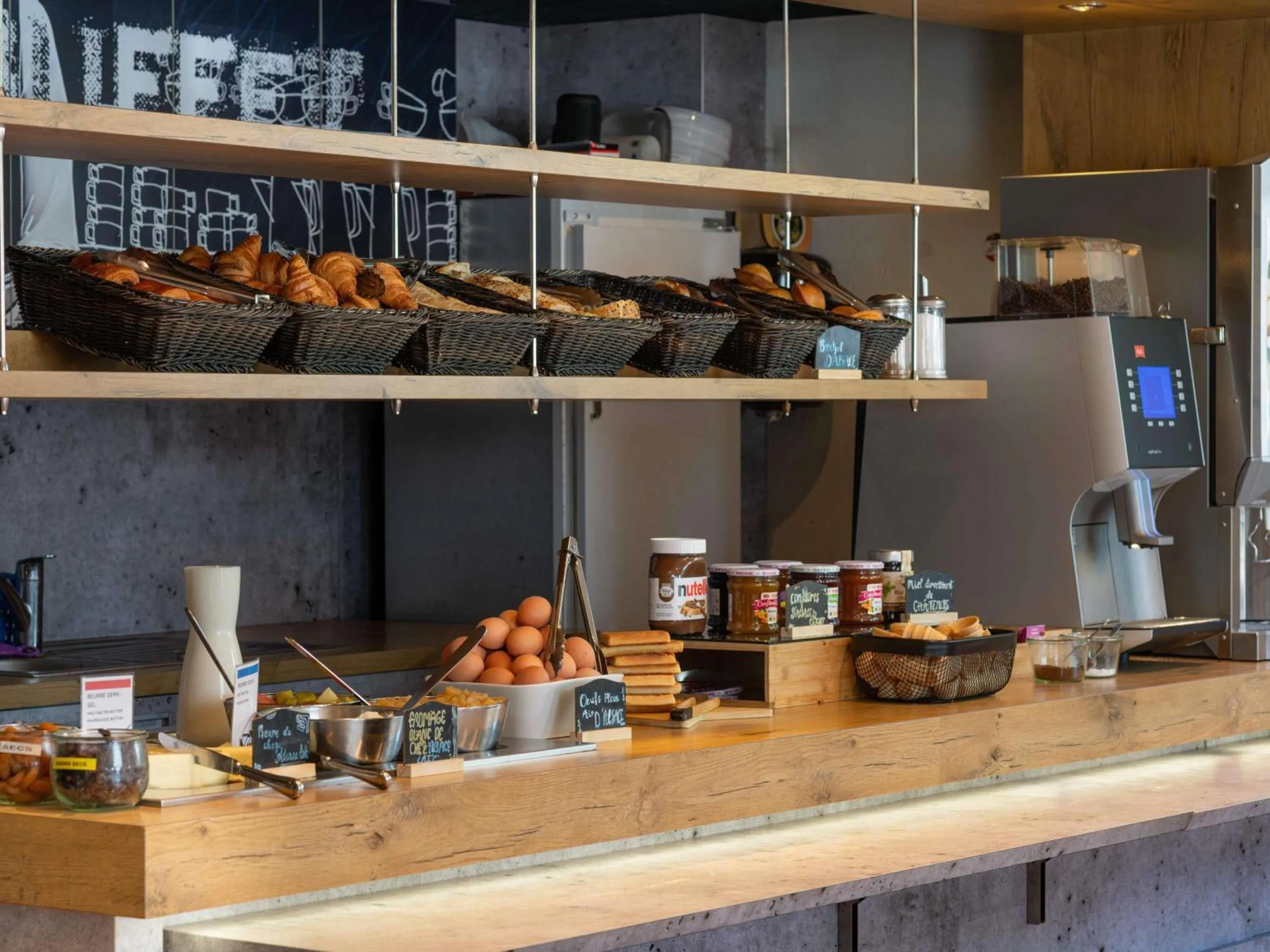 Breakfast in Ibis Budget Sélestat