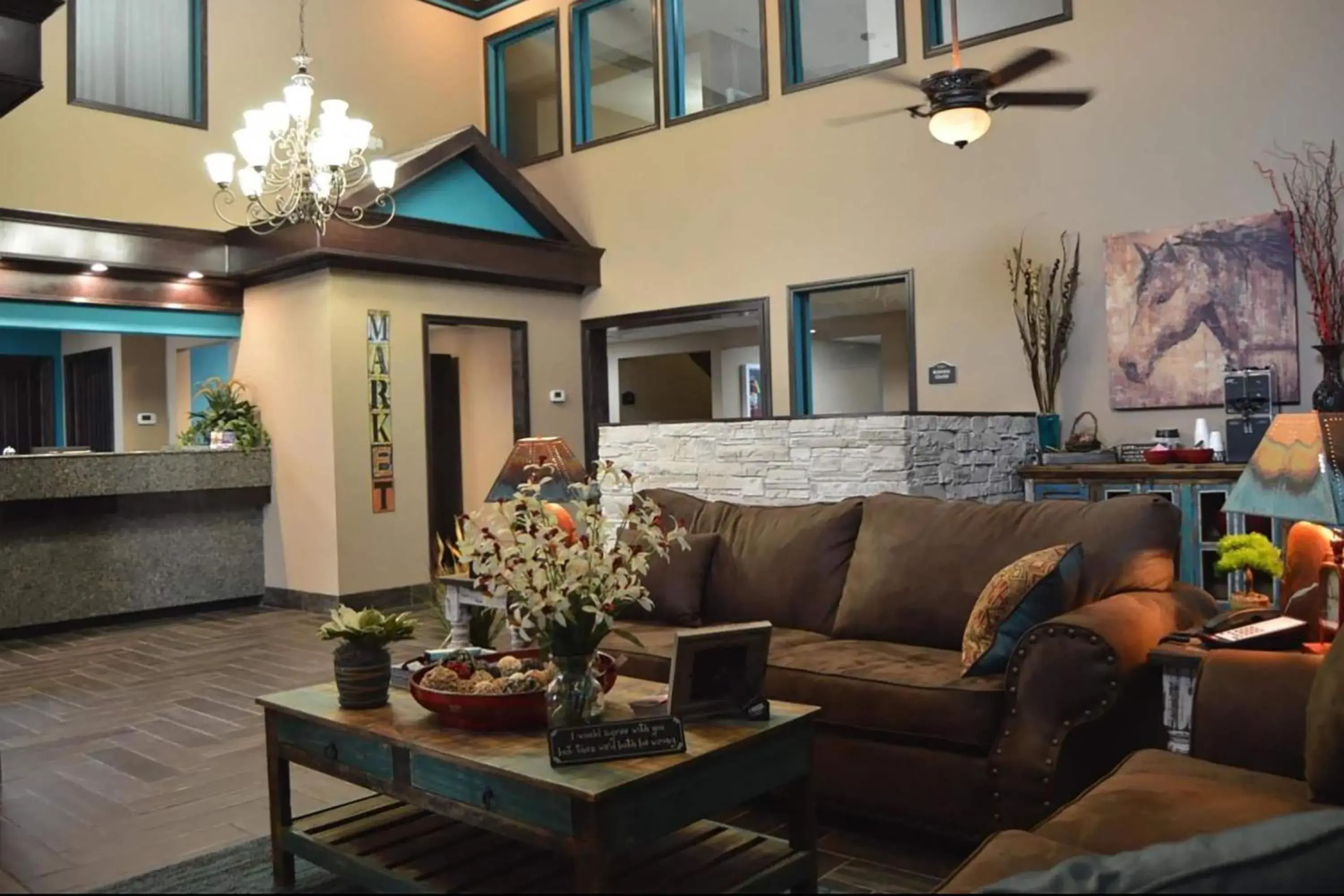 Lobby or reception in Baymont by Wyndham Ardmore I-35 Lobby or reception in Baymont by Wyndham Ardmore I-35