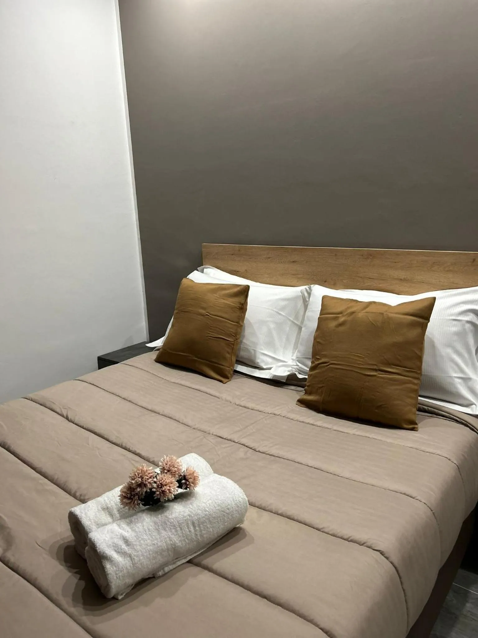 Bed in Hotel apartments Crisvan