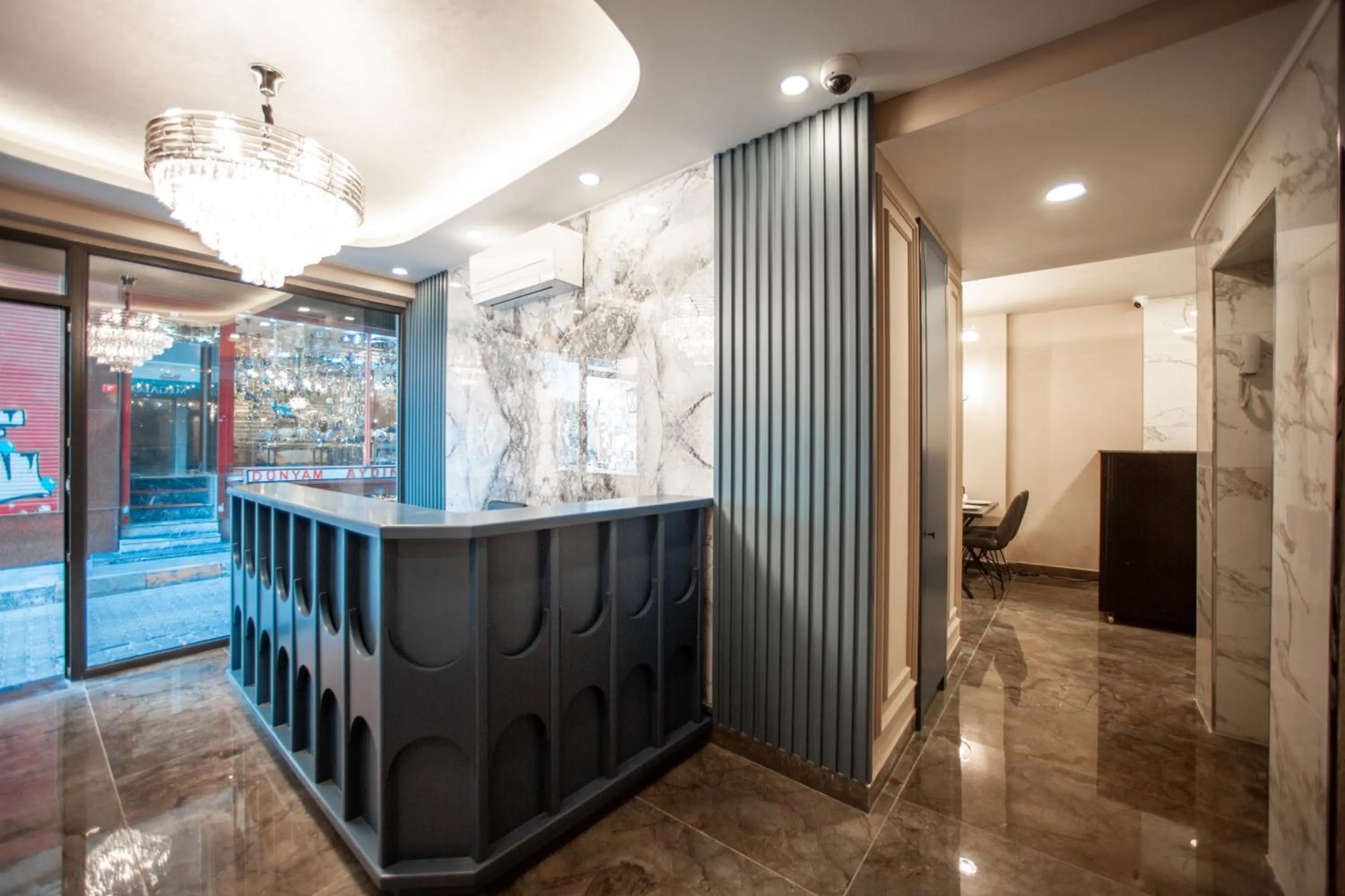 Lobby or reception in Megalos Galata Hotel