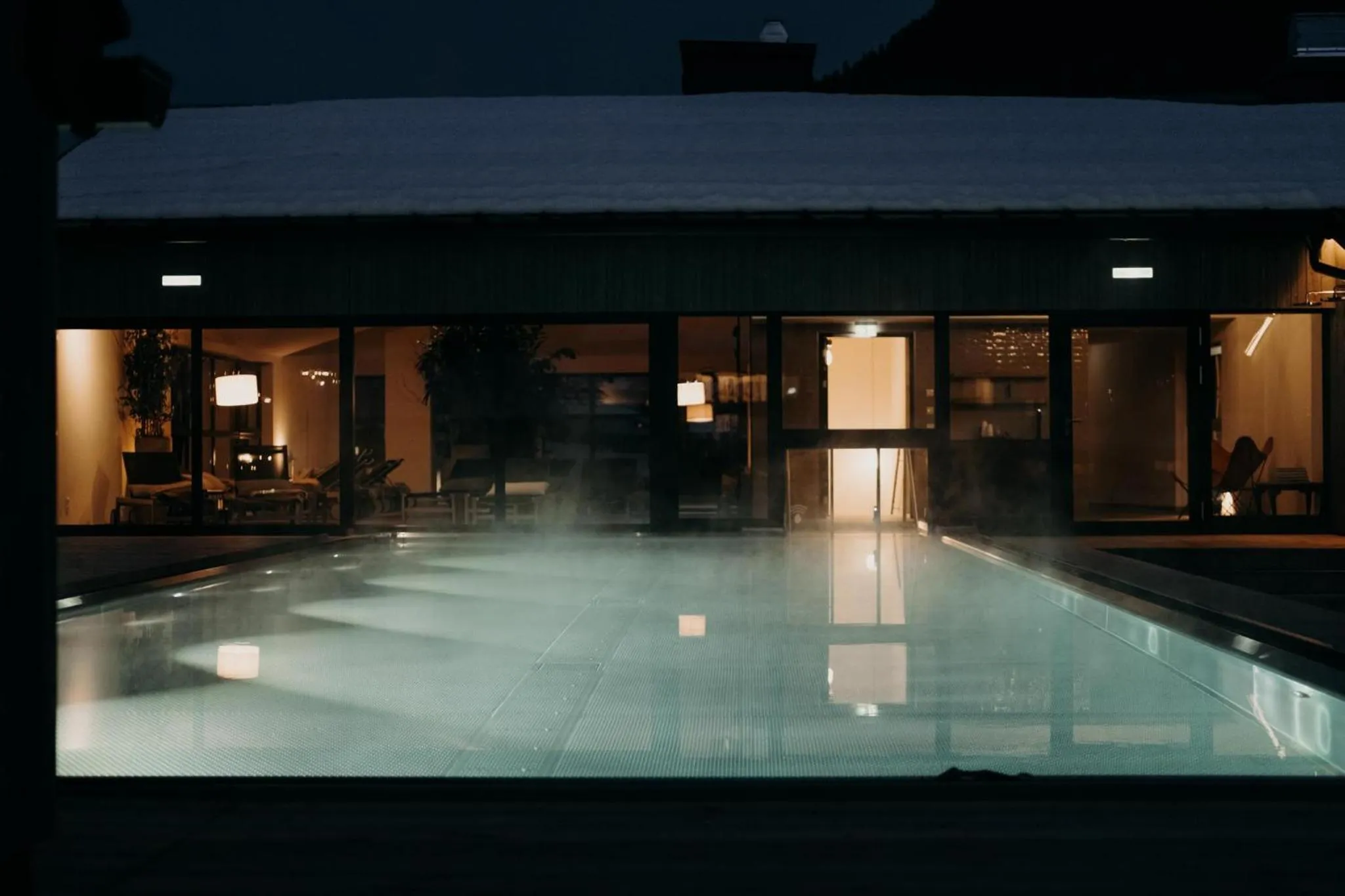 Pool view in kerii - adults boutique hotel