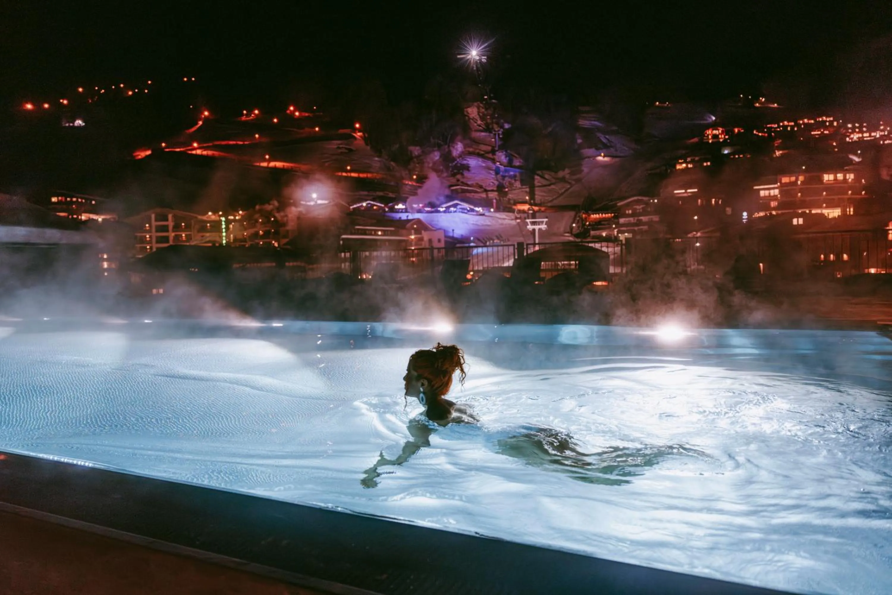 Pool view in kerii - adults boutique hotel