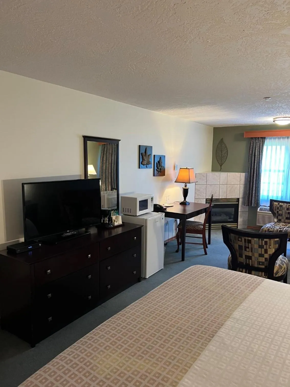 Bed in The Grand Hotel Nanaimo