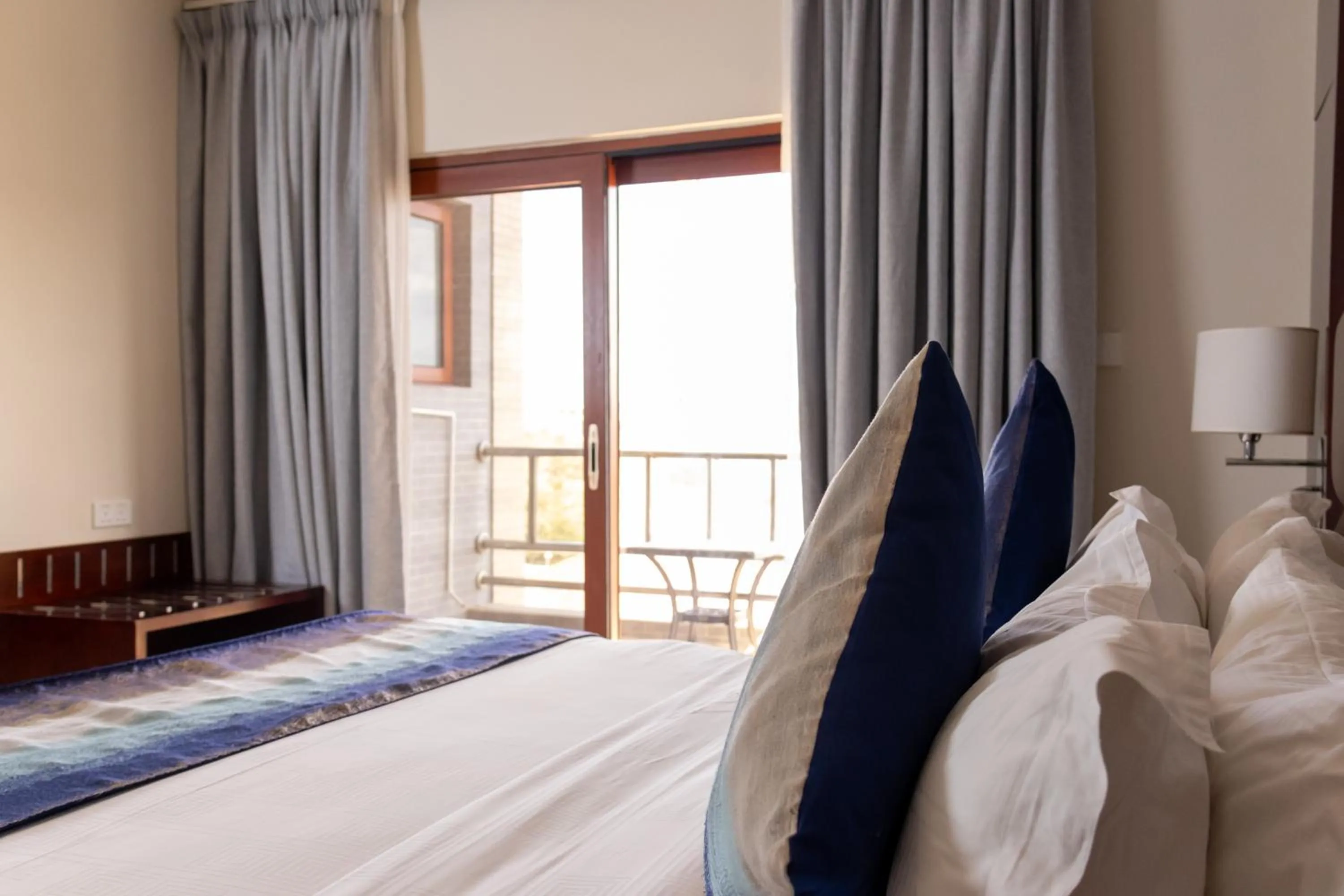 Bed in Grand Palace Hotel Lusaka