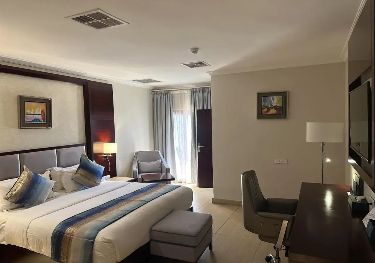 Bed in Grand Palace Hotel Lusaka Bed in Grand Palace Hotel Lusaka