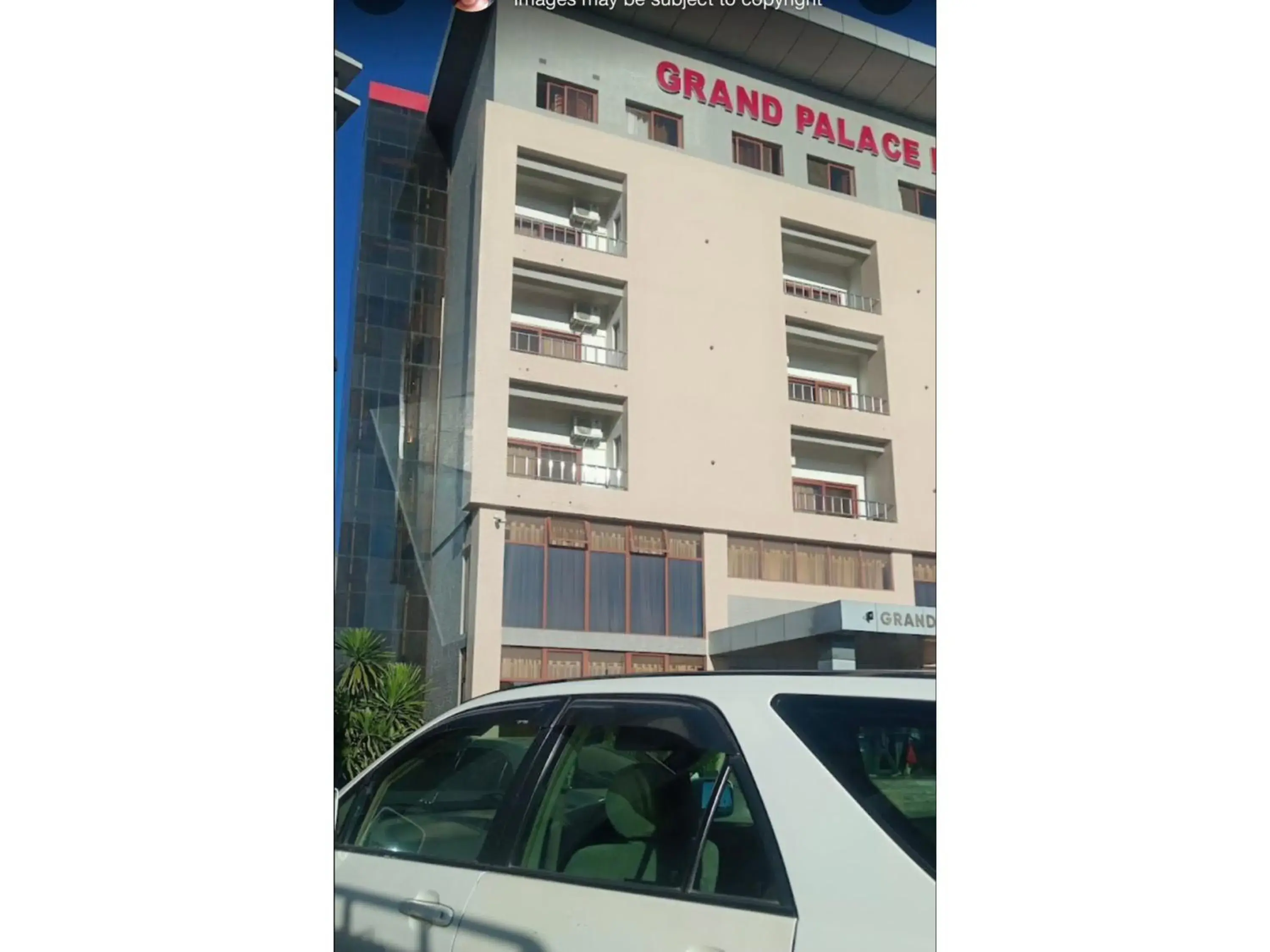 Property building in Grand Palace Hotel Lusaka Property building in Grand Palace Hotel Lusaka