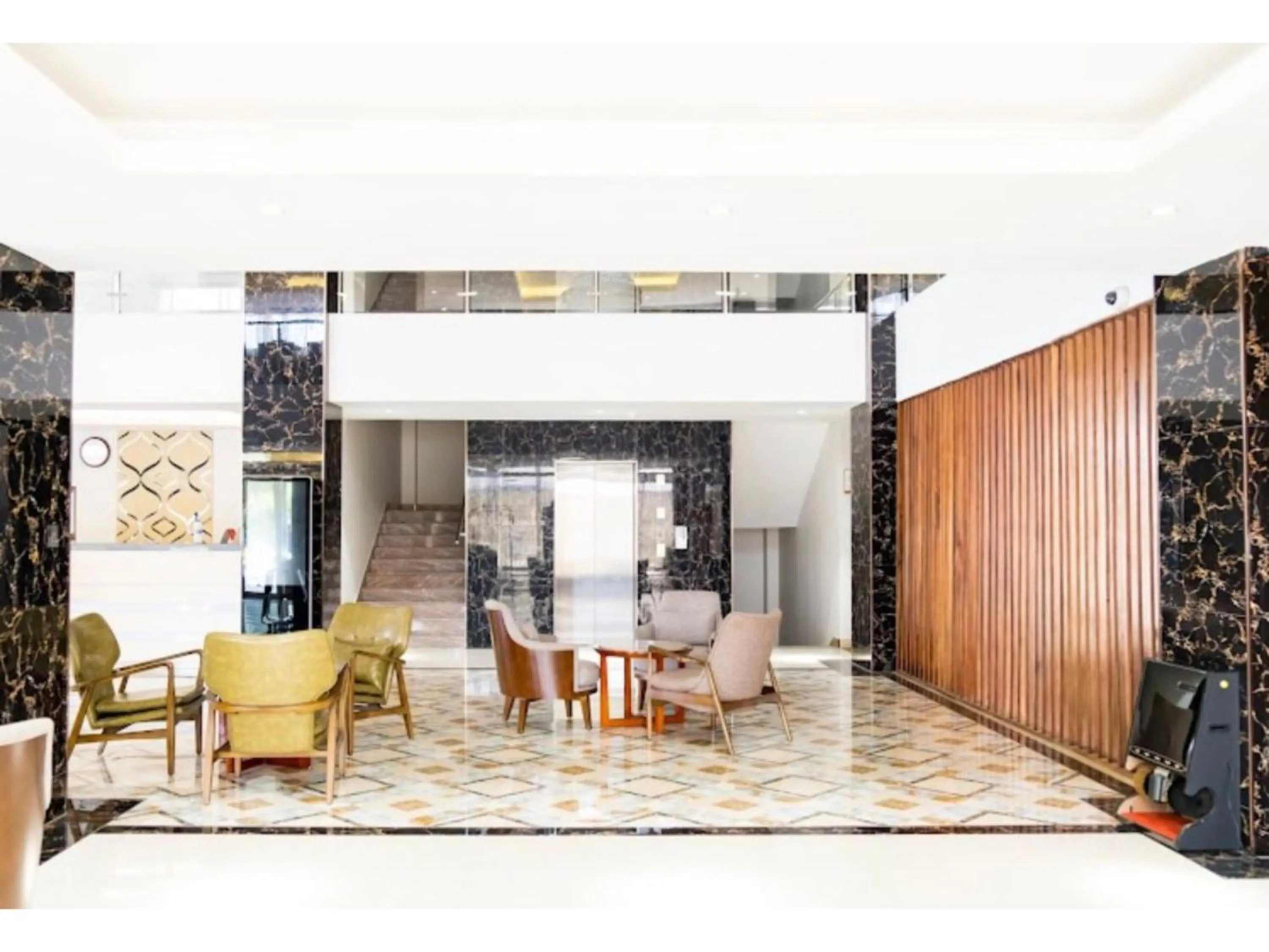 Seating area in Grand Palace Hotel Lusaka