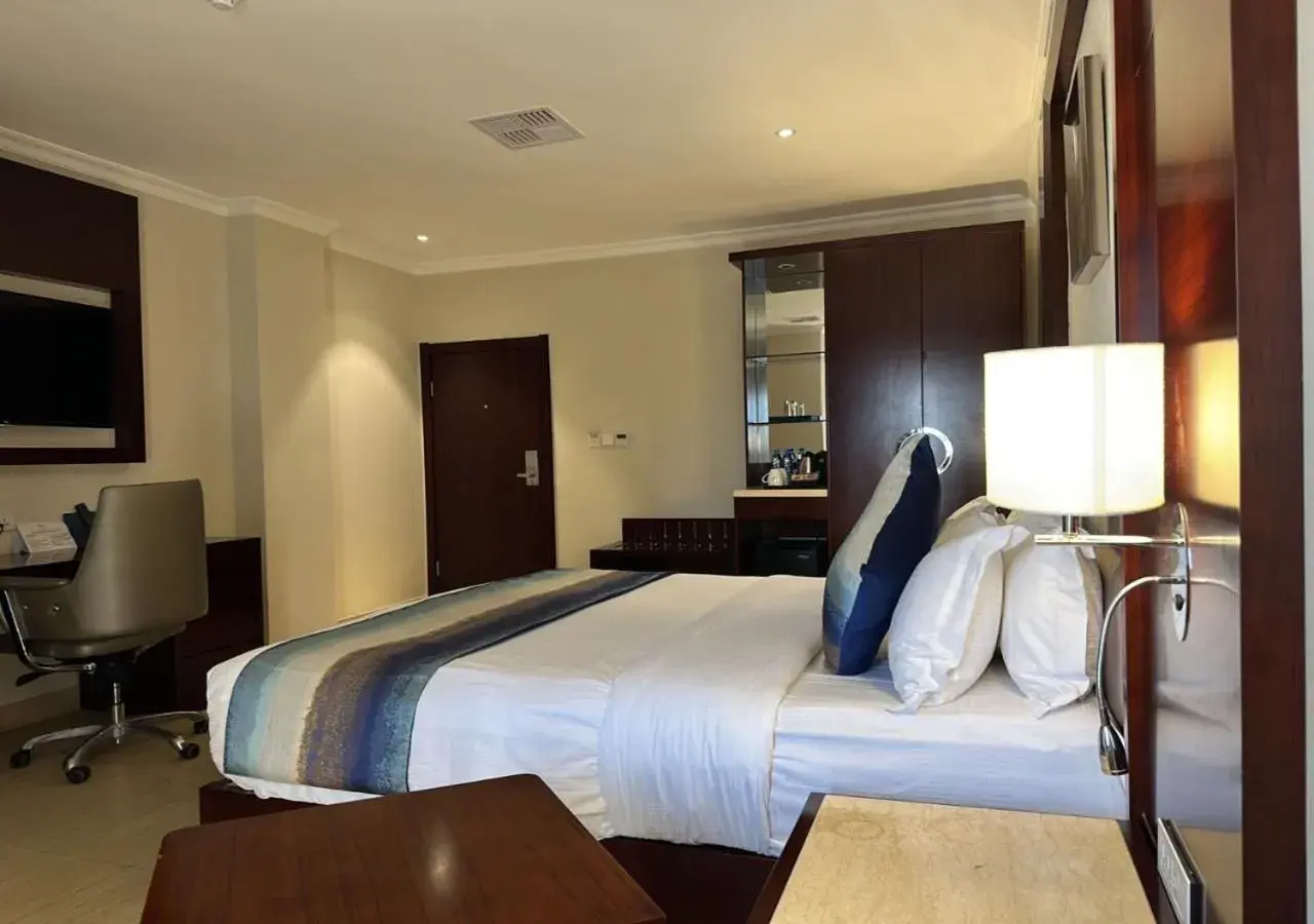 Bed in Grand Palace Hotel Lusaka Bed in Grand Palace Hotel Lusaka