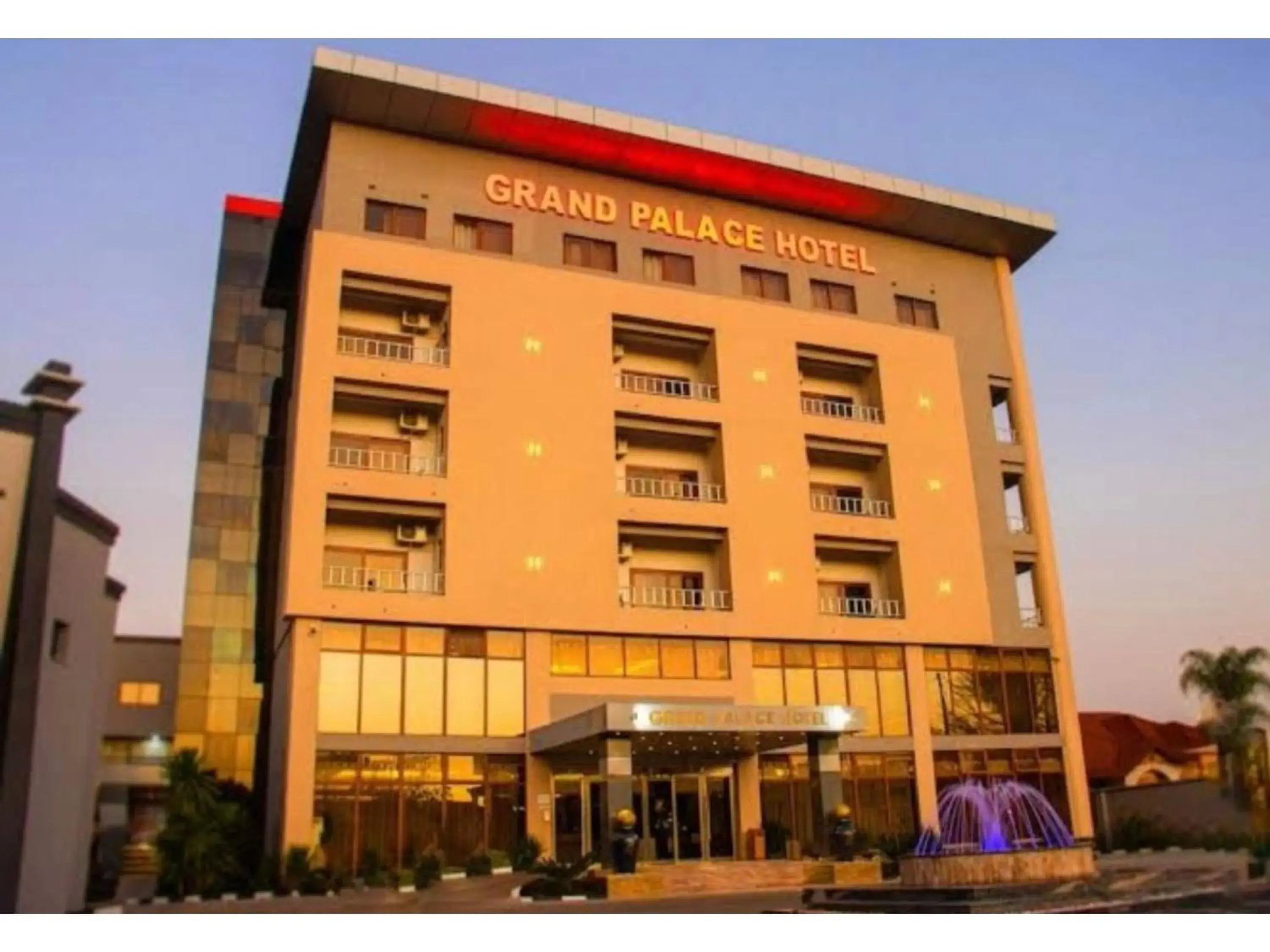 Property building in Grand Palace Hotel Lusaka Property building in Grand Palace Hotel Lusaka